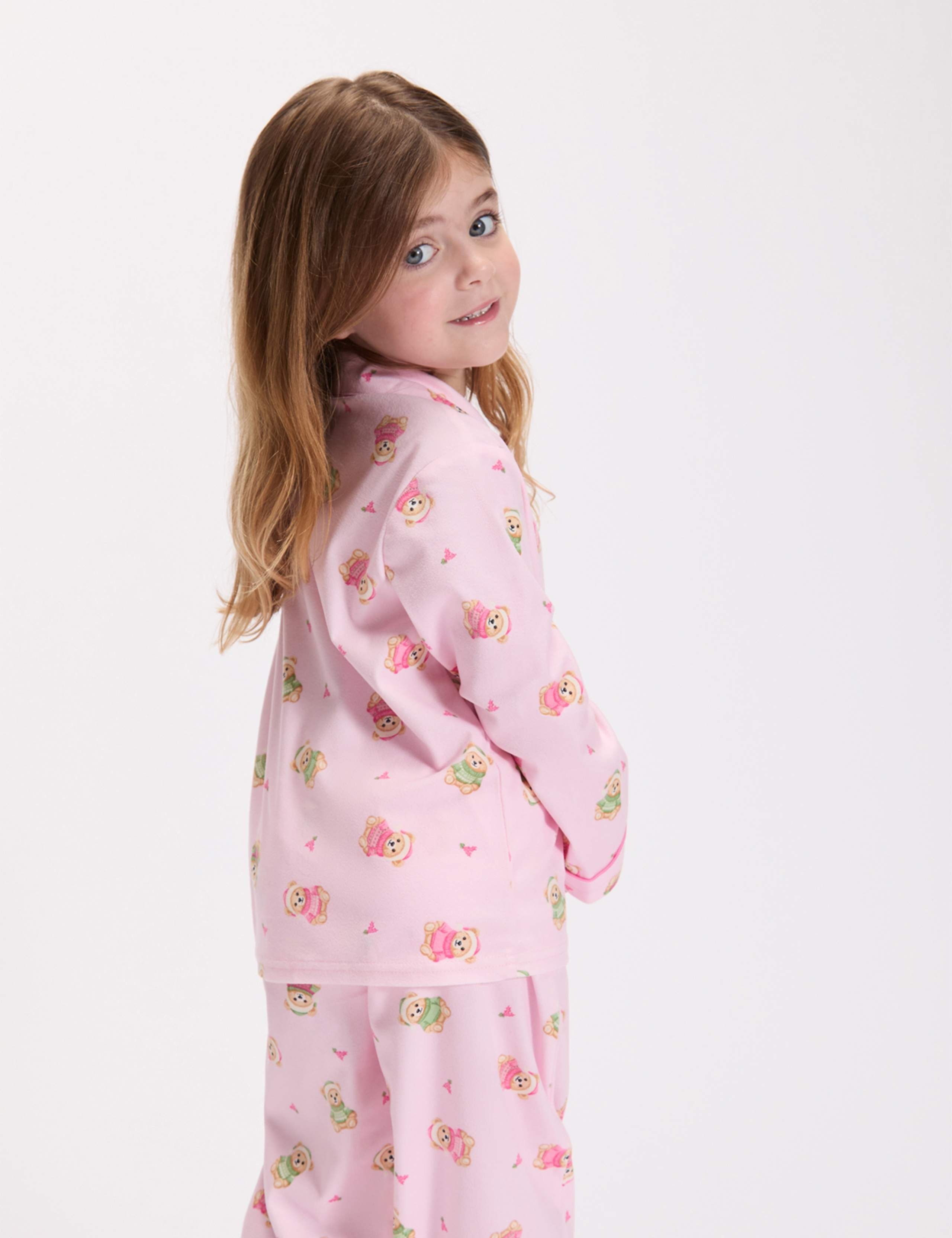 Fleece Teddy Bear Pyjamas in a Bag (2-12 Yrs) 6 of 8