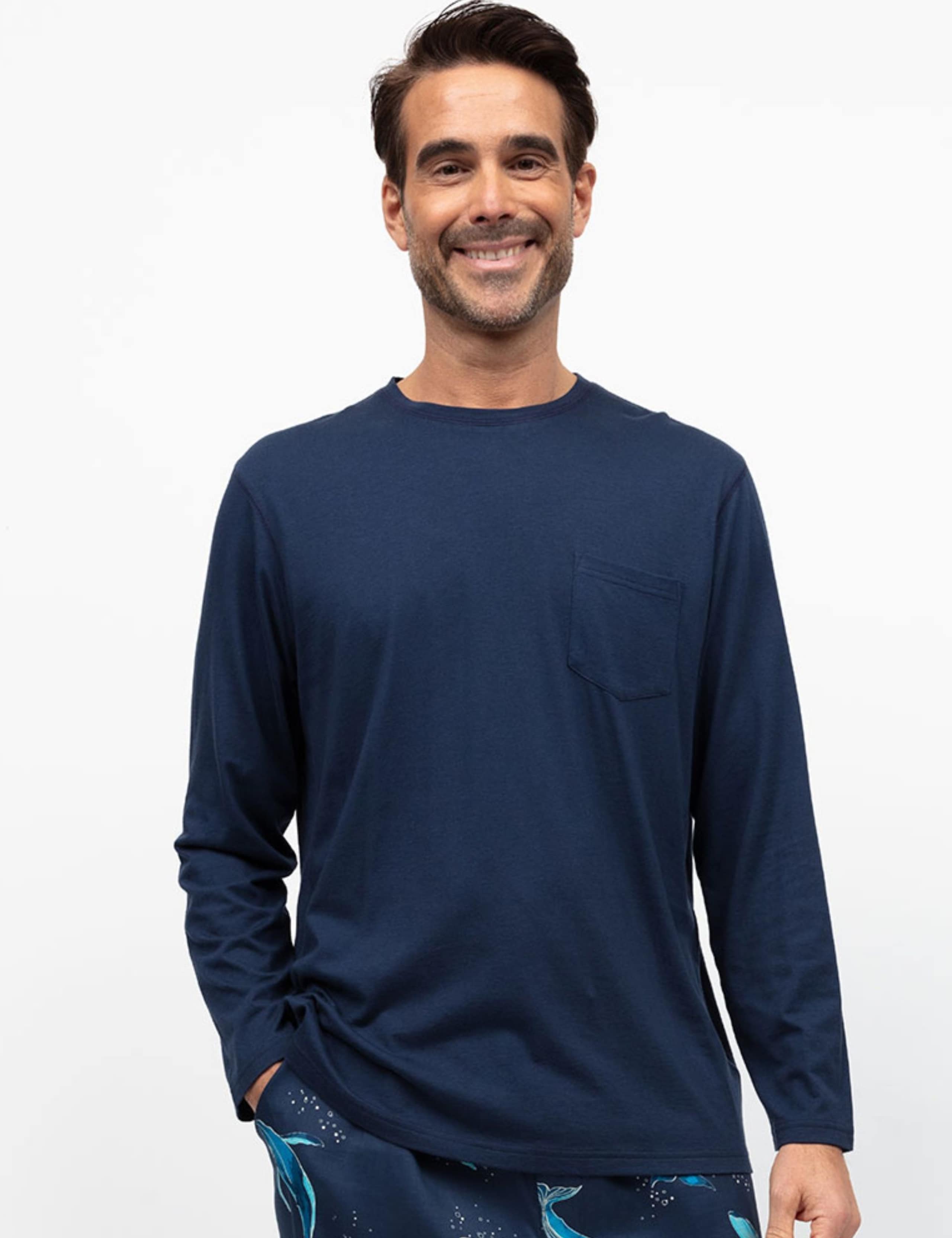 Cotton Modal Blend Pyjama Top 3 of 4
