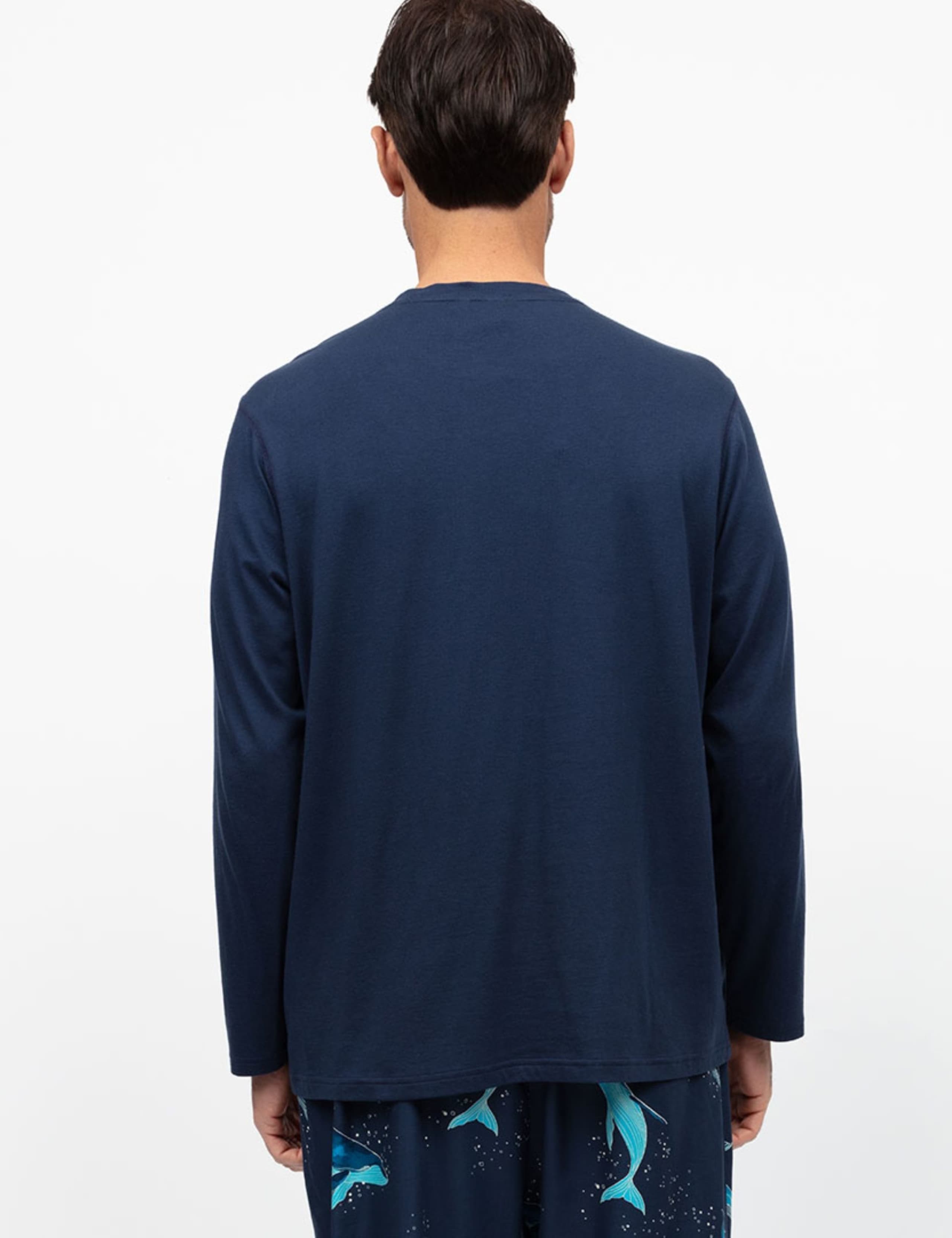 Cotton Modal Blend Pyjama Top 4 of 4