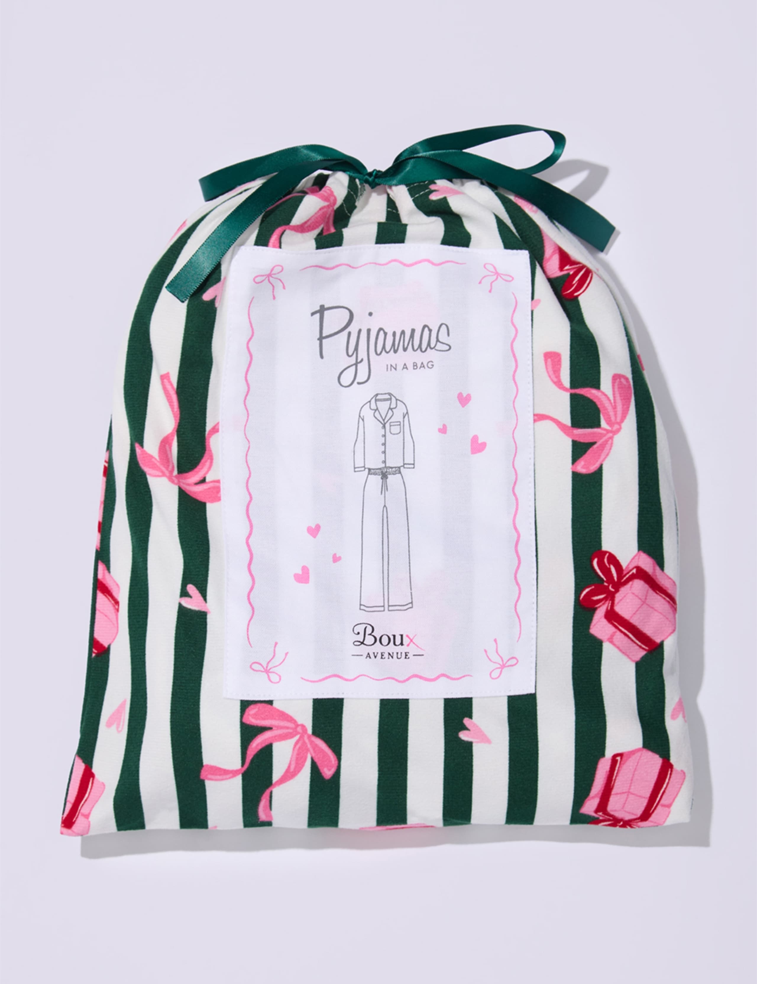 Fleece Striped Pyjamas In A Bag 6 of 8