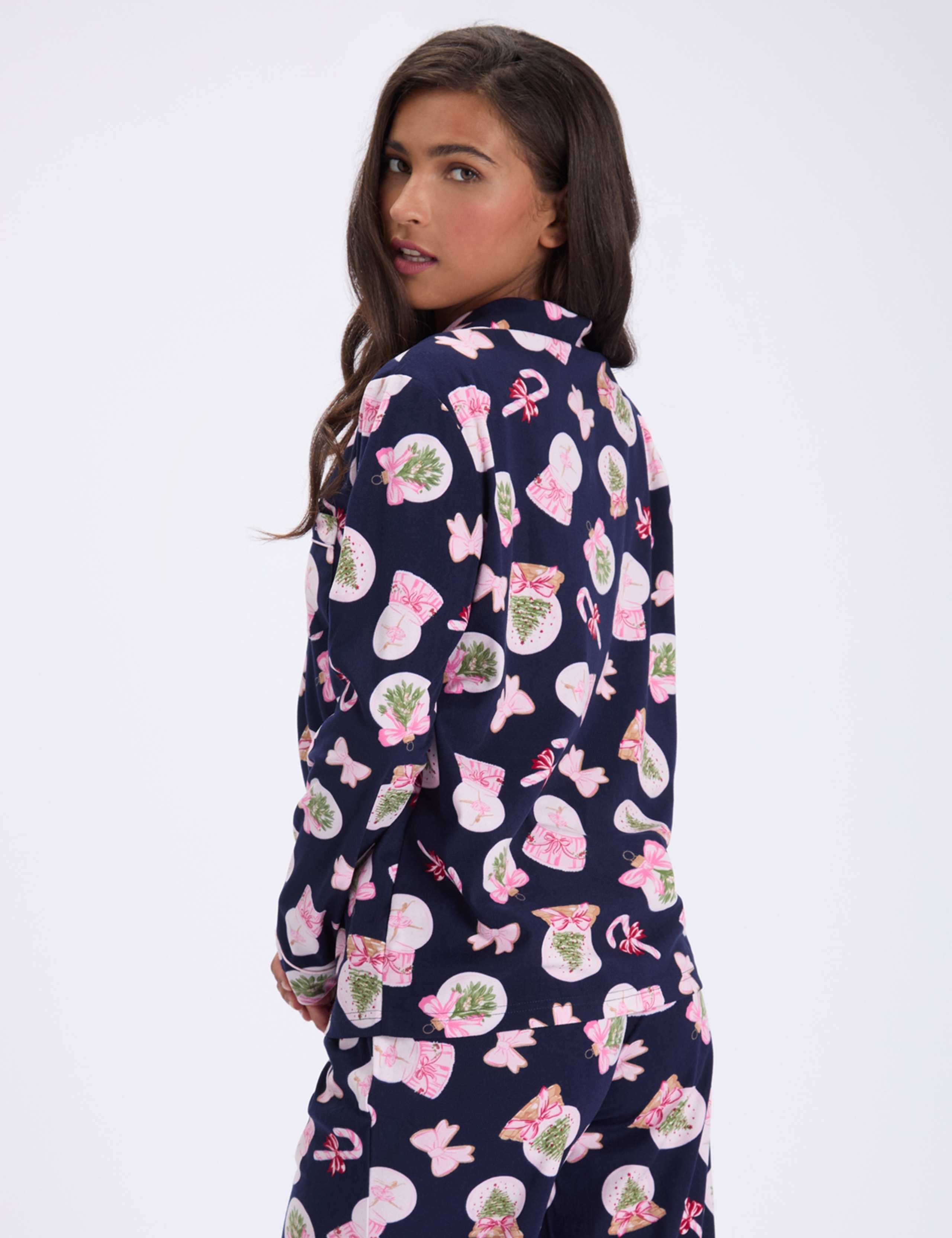 Fleece Snow Globe Pyjama Set in a Bag 3 of 8