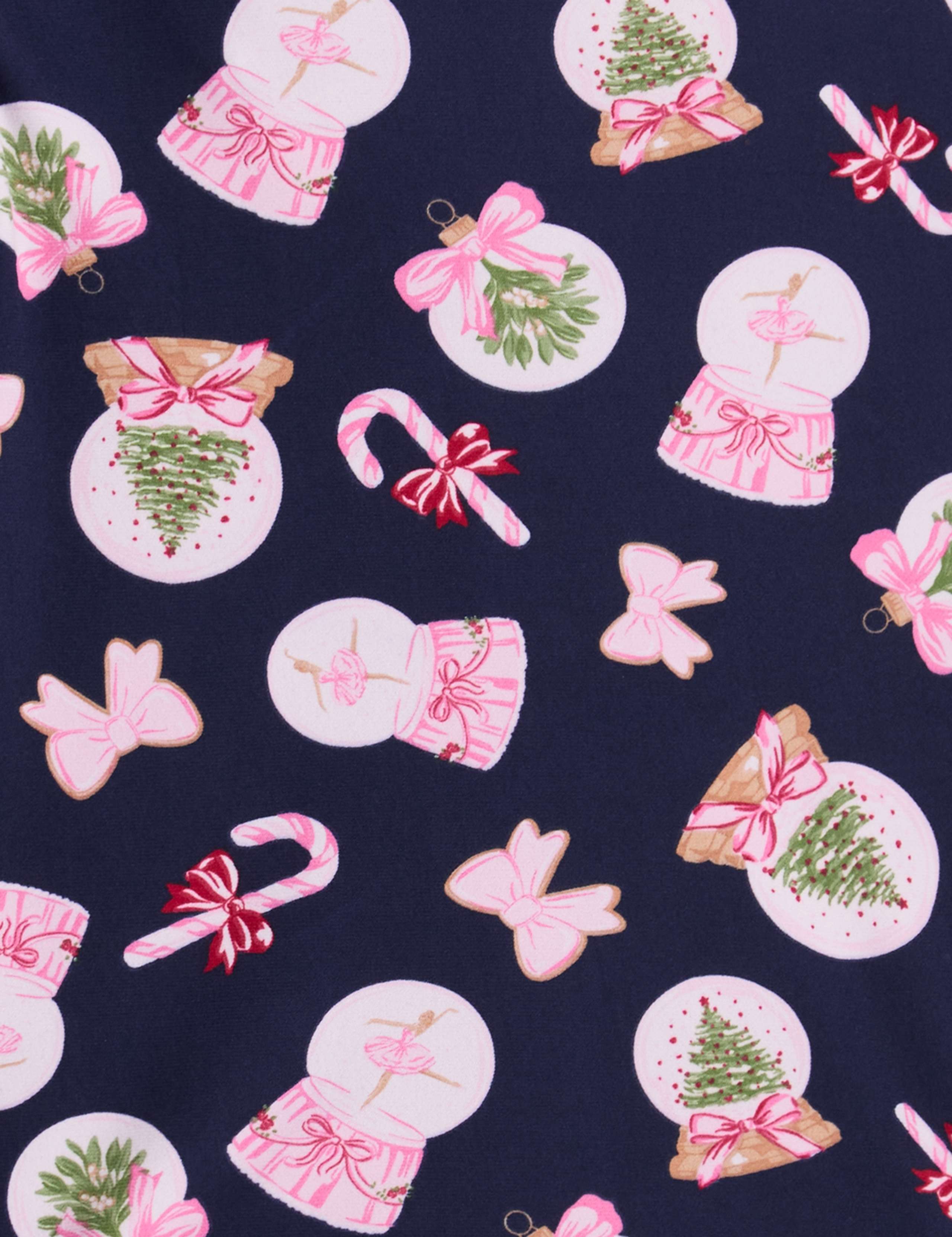 Fleece Snow Globe Pyjama Set in a Bag 8 of 8