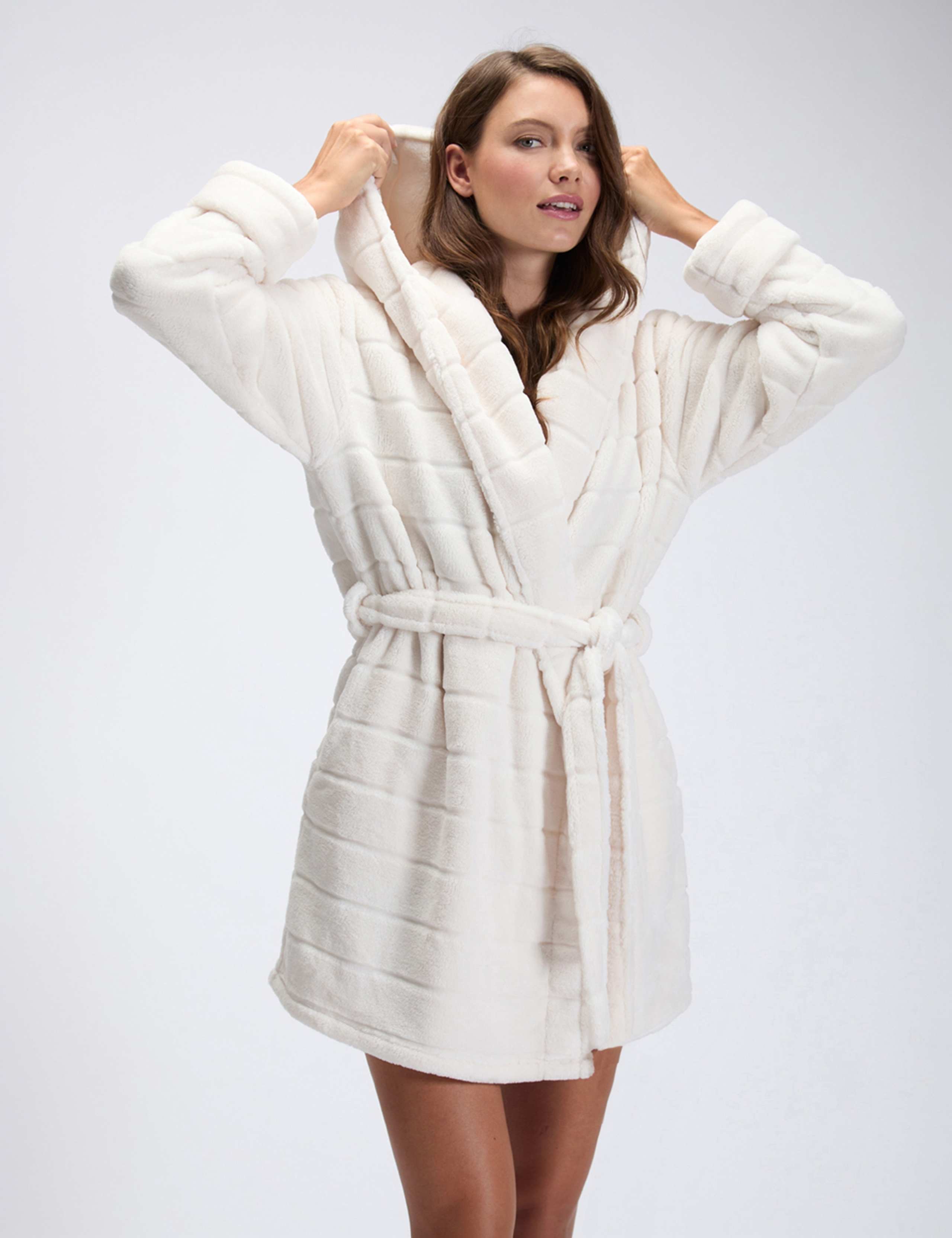 Striped Short Robe 2 of 13