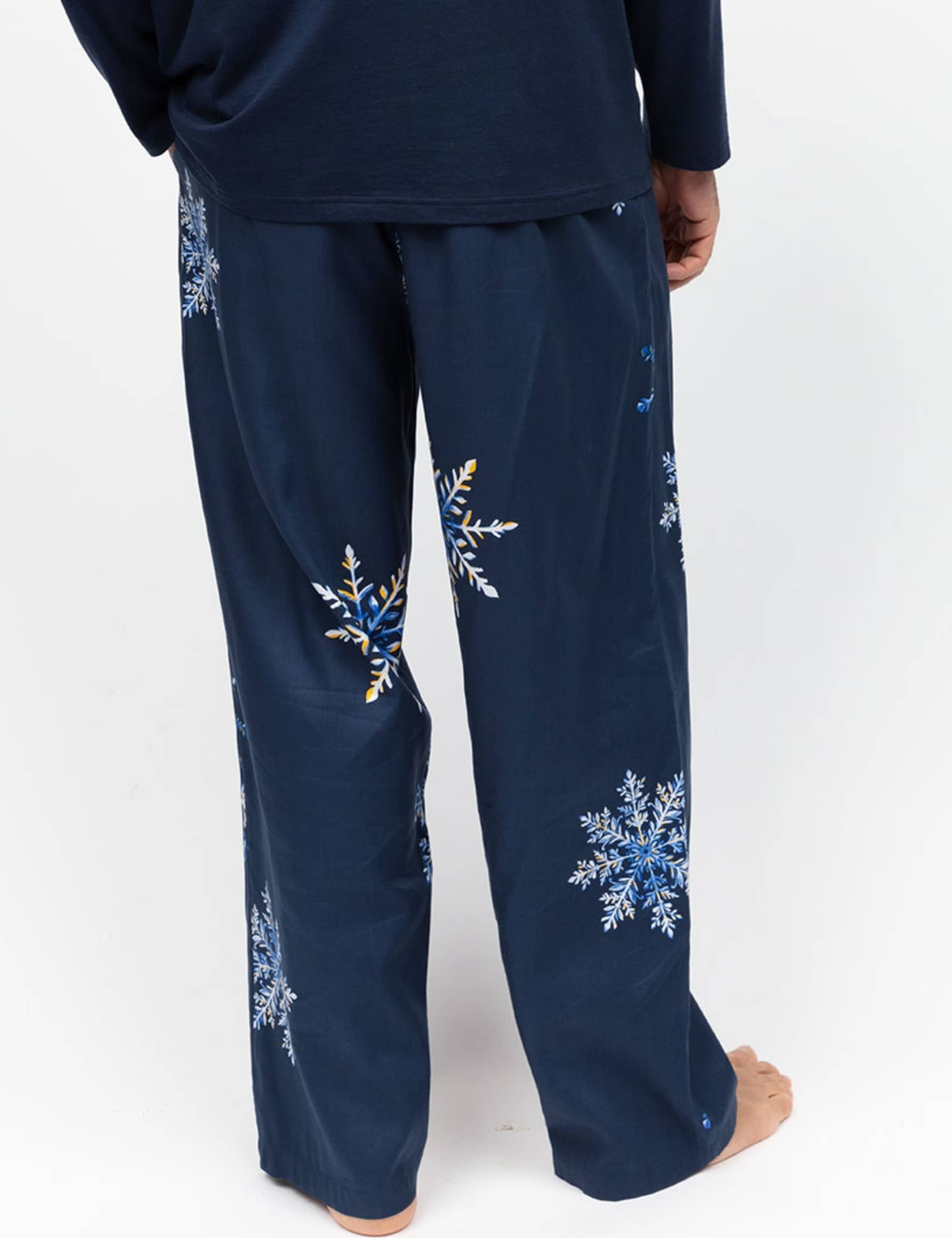 Cotton Rich Printed Pyjama Bottoms 3 of 4
