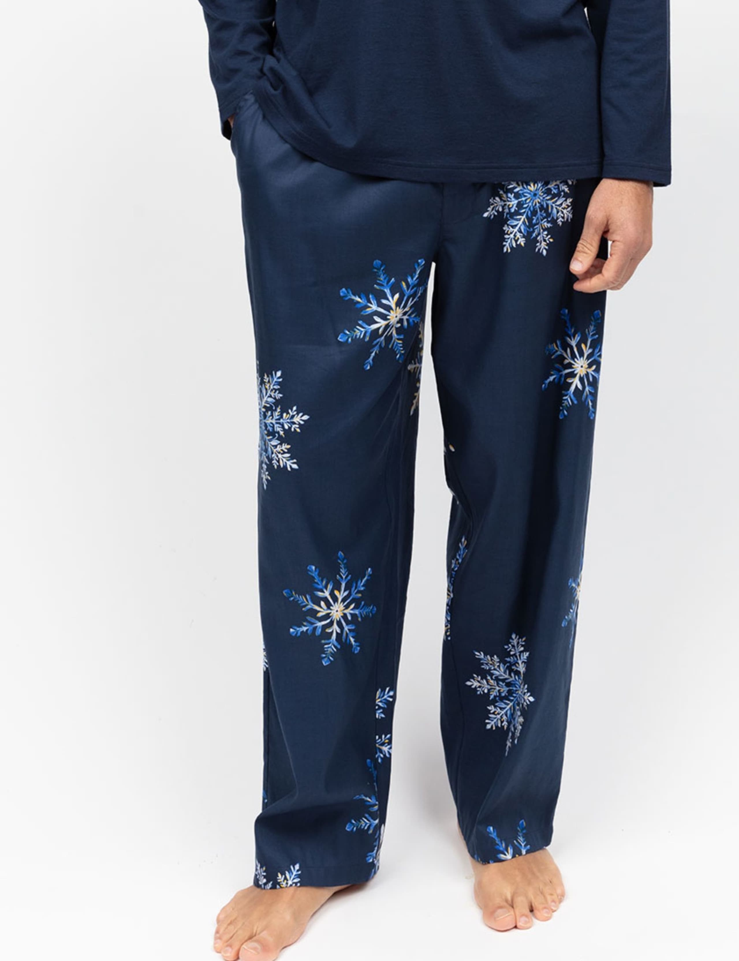 Cotton Rich Printed Pyjama Bottoms 4 of 4