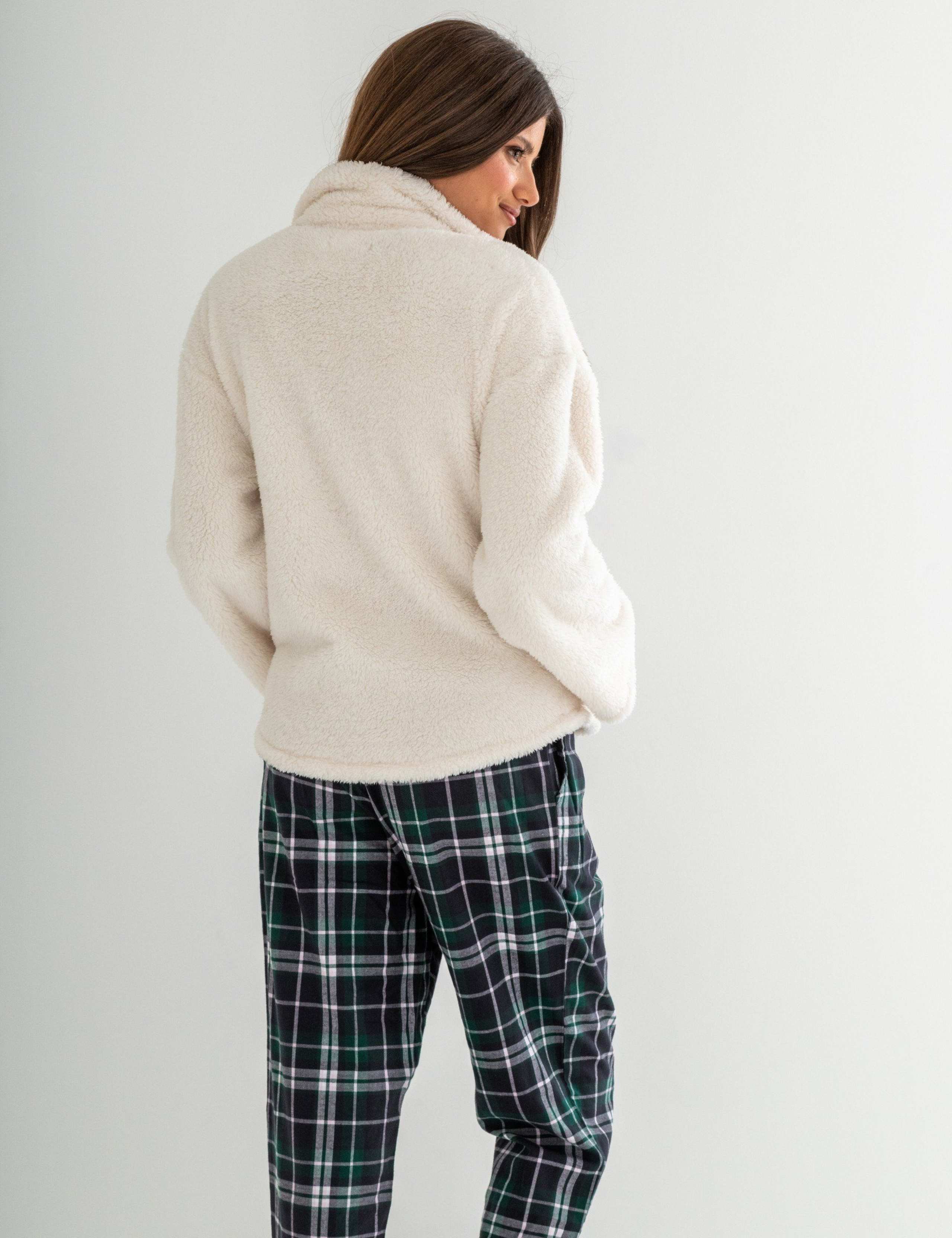 Borg High Neck Quarter Zip Top 6 of 10