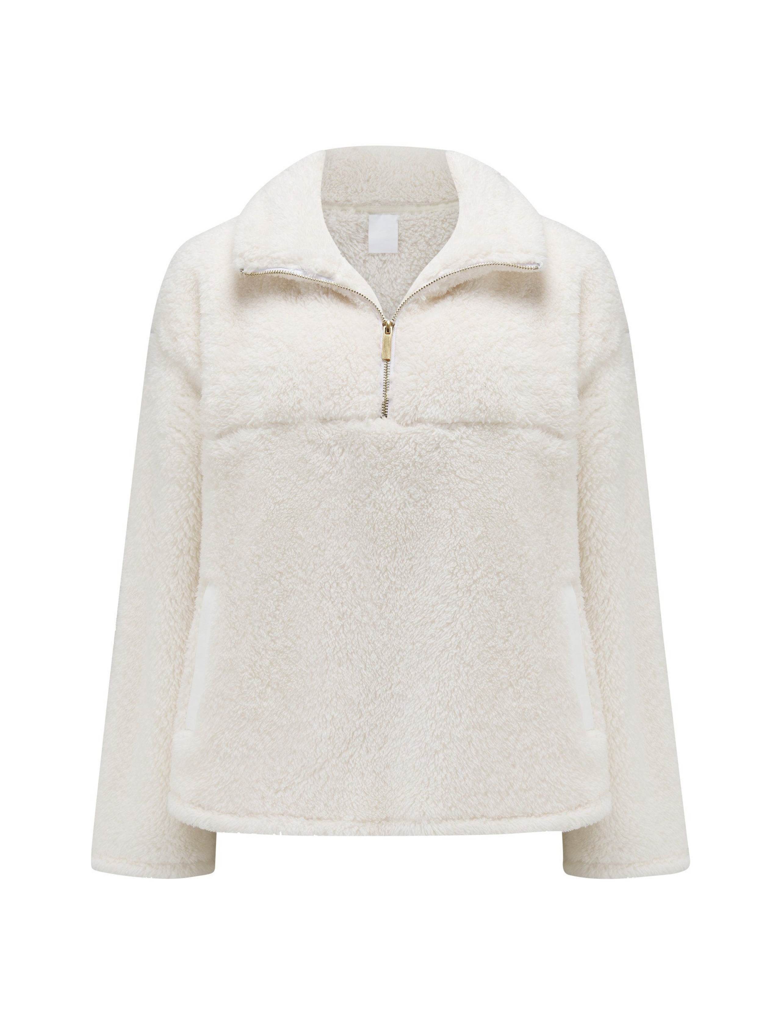 Borg High Neck Quarter Zip Jumper 2 of 10