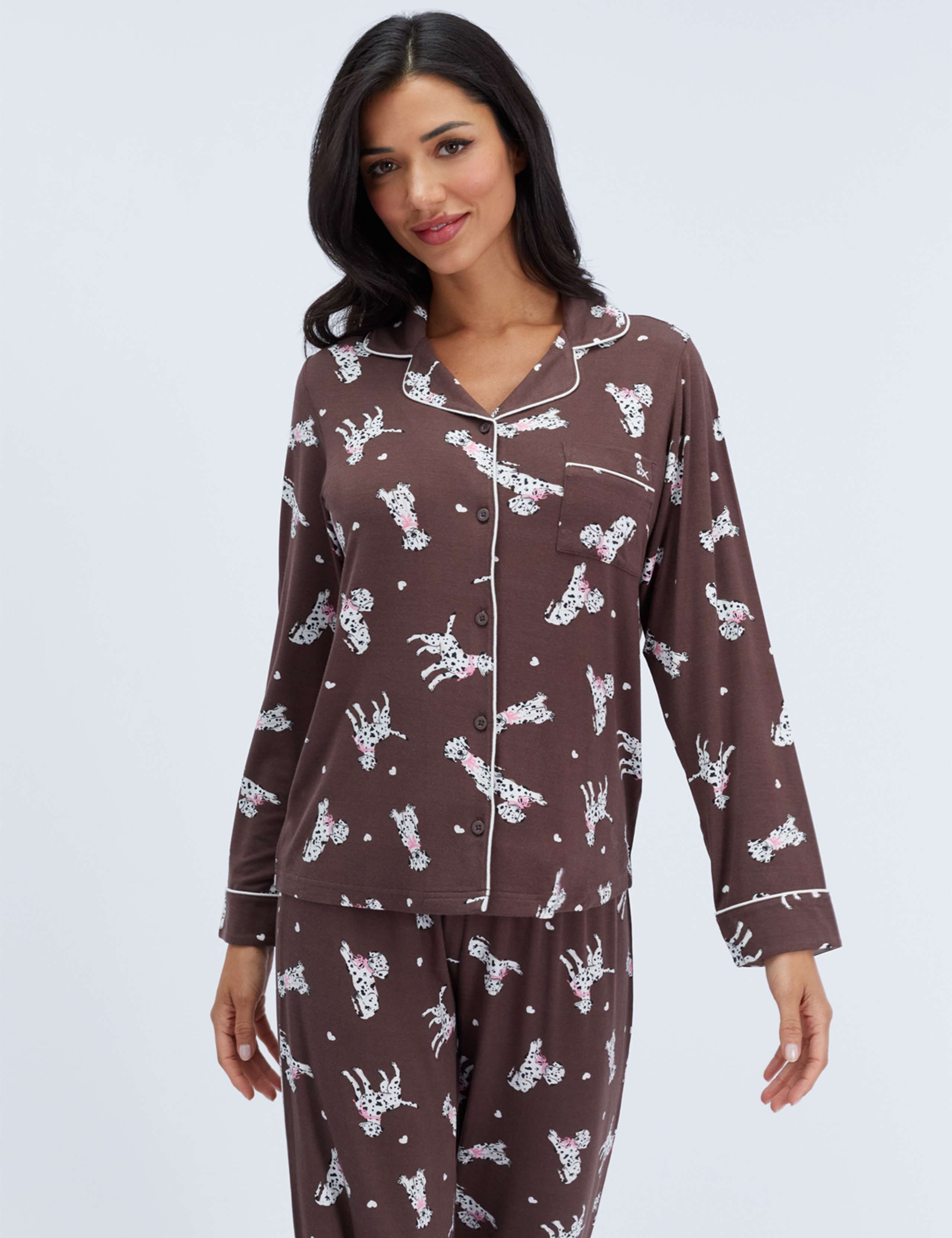 Wide Leg Long Pyjama Set 2 of 7