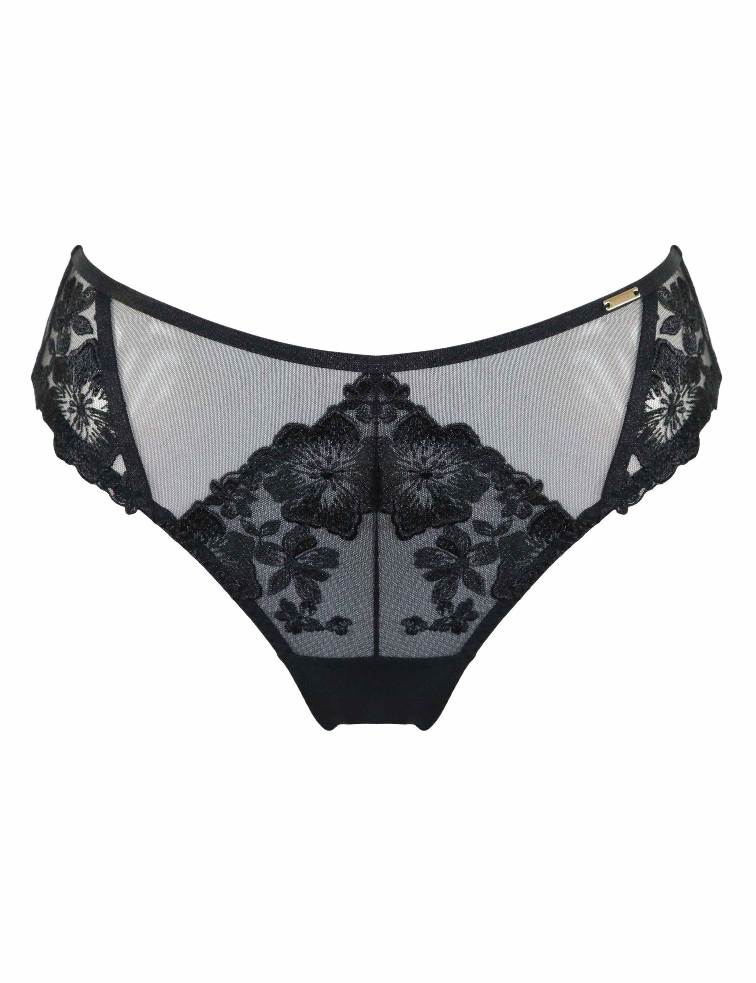 India Floral Mesh High Waisted Knickers 2 of 8