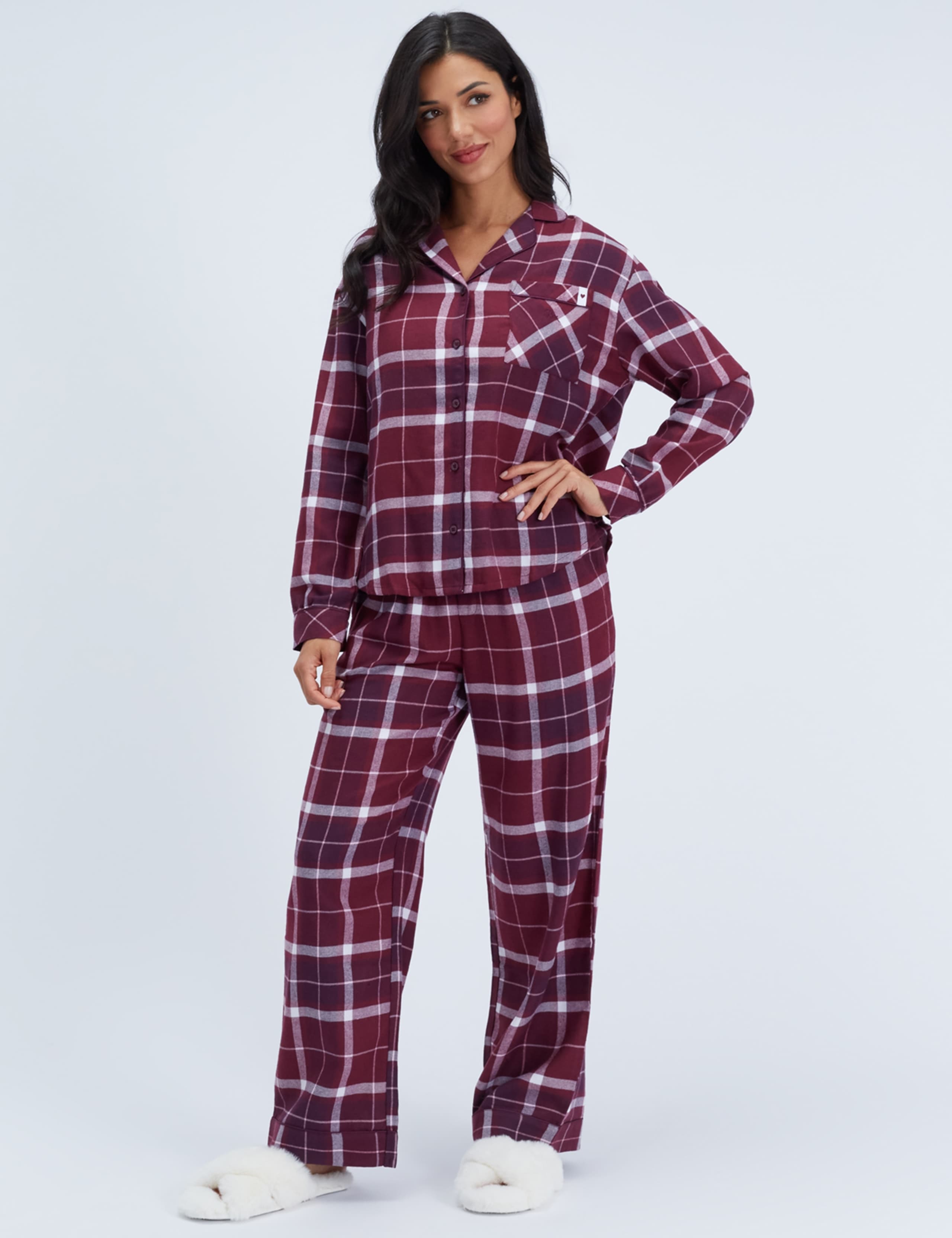Somerville Checked Long Pyjama Bottoms 2 of 6