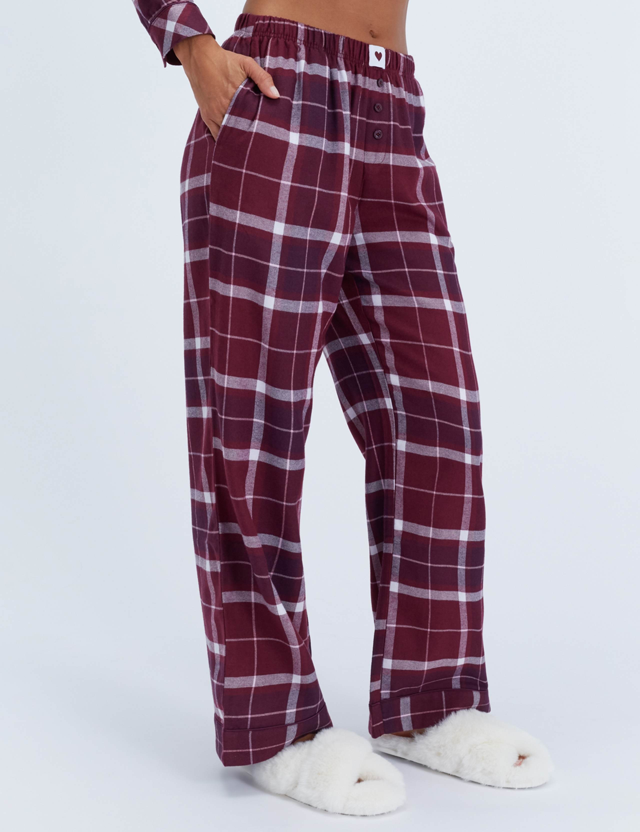 Somerville Checked Long Pyjama Bottoms 6 of 6
