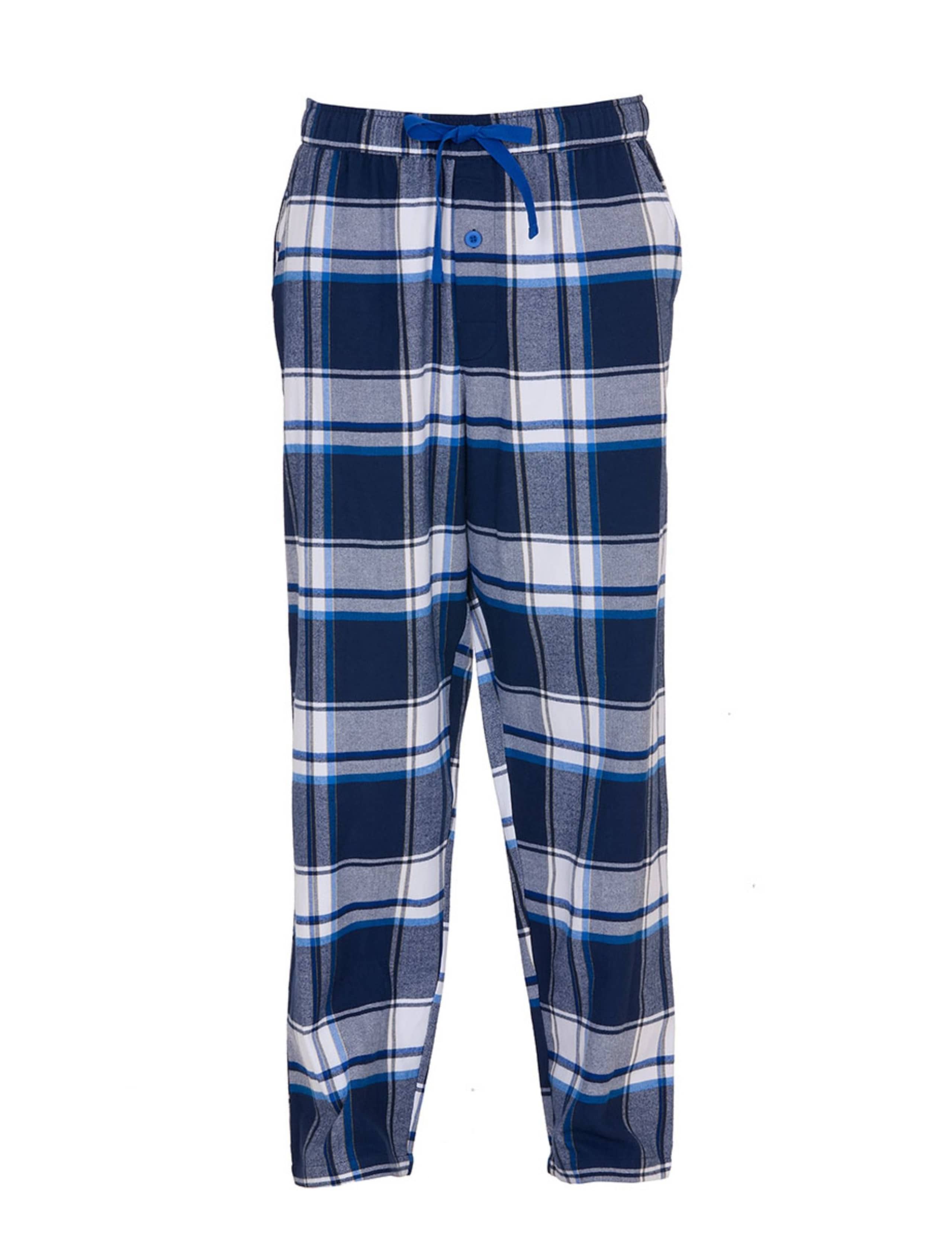 Pure Cotton Checked Pyjama Bottoms 2 of 4