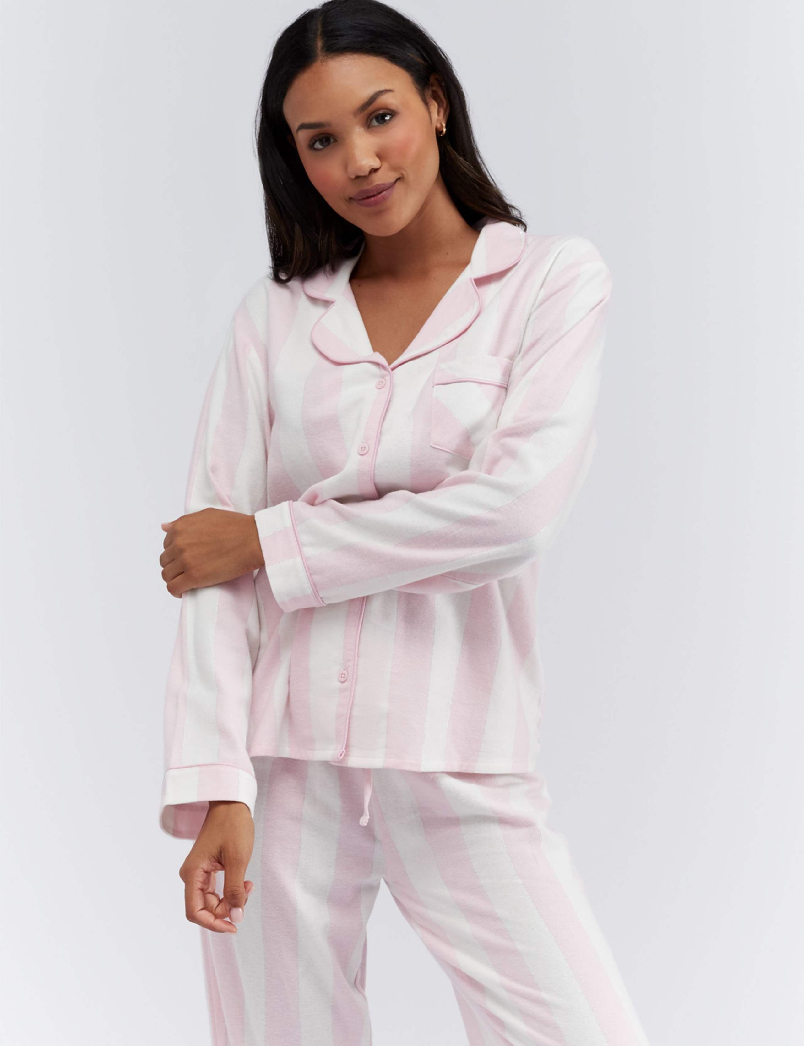 Cotton Rich Striped Pyjamas in a Bag 12 of 12