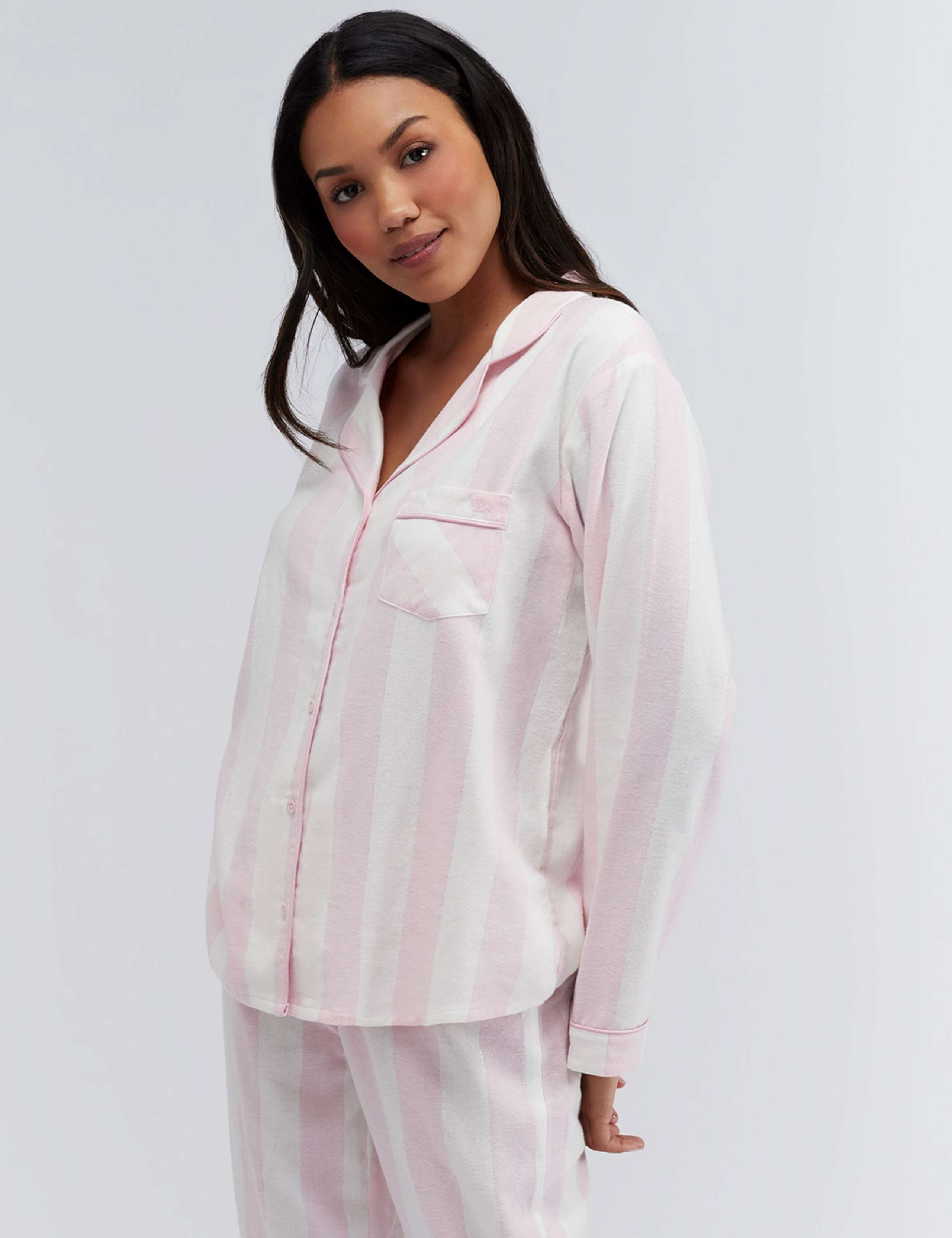 Cotton Rich Striped Pyjamas in a Bag 13 of 14