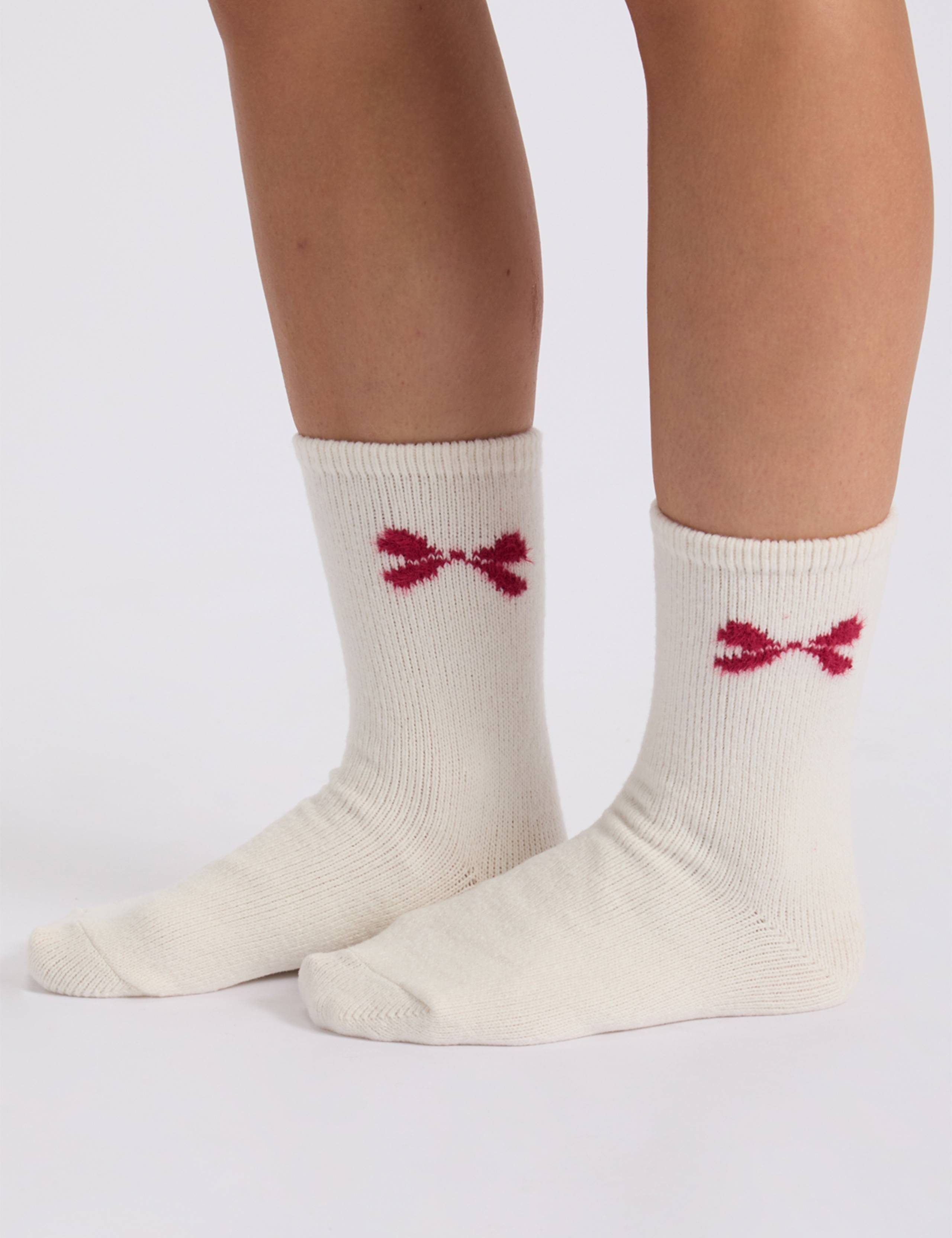 3 Pack Patterned Fluffy Socks 6 of 8