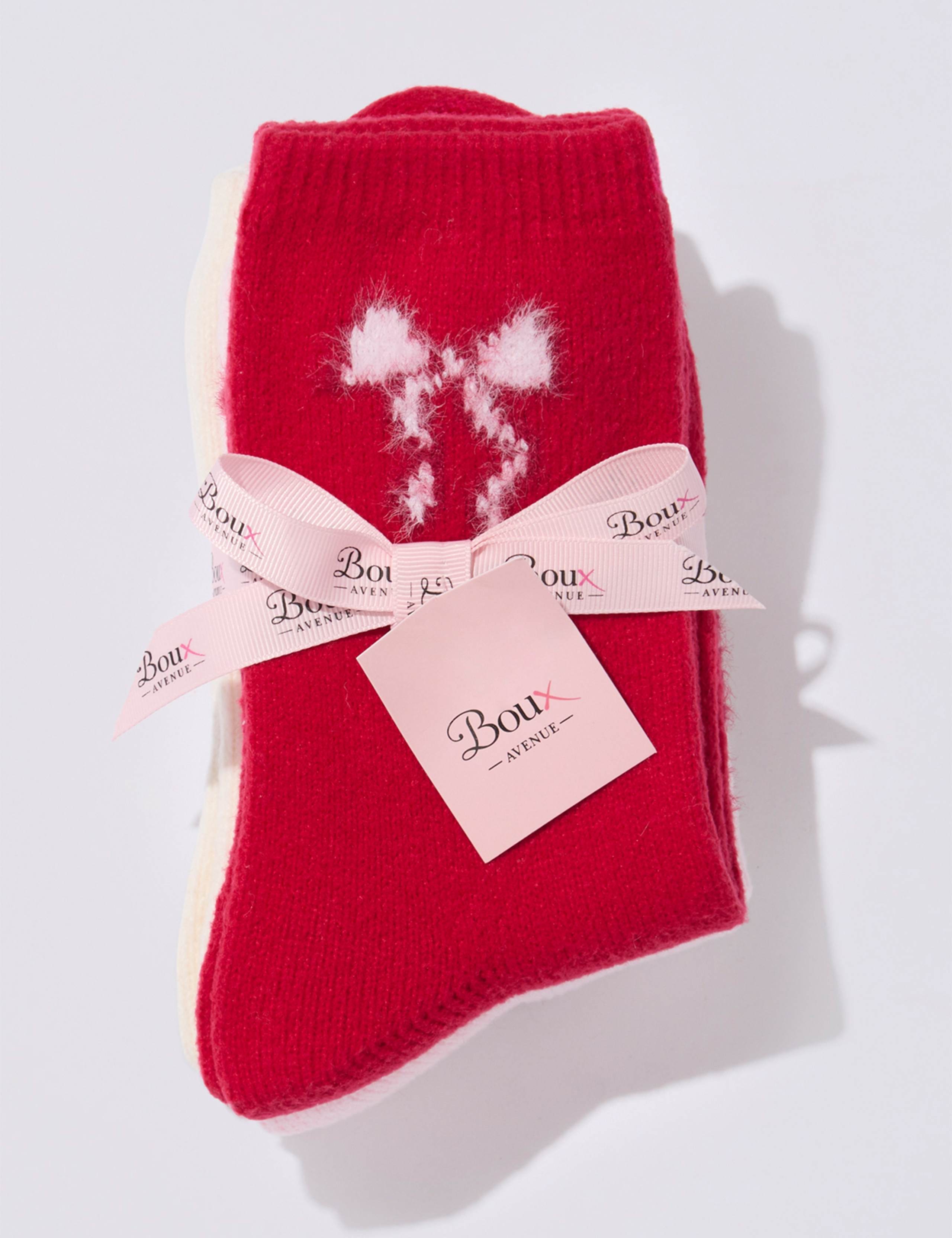 3 Pack Patterned Fluffy Socks 8 of 8