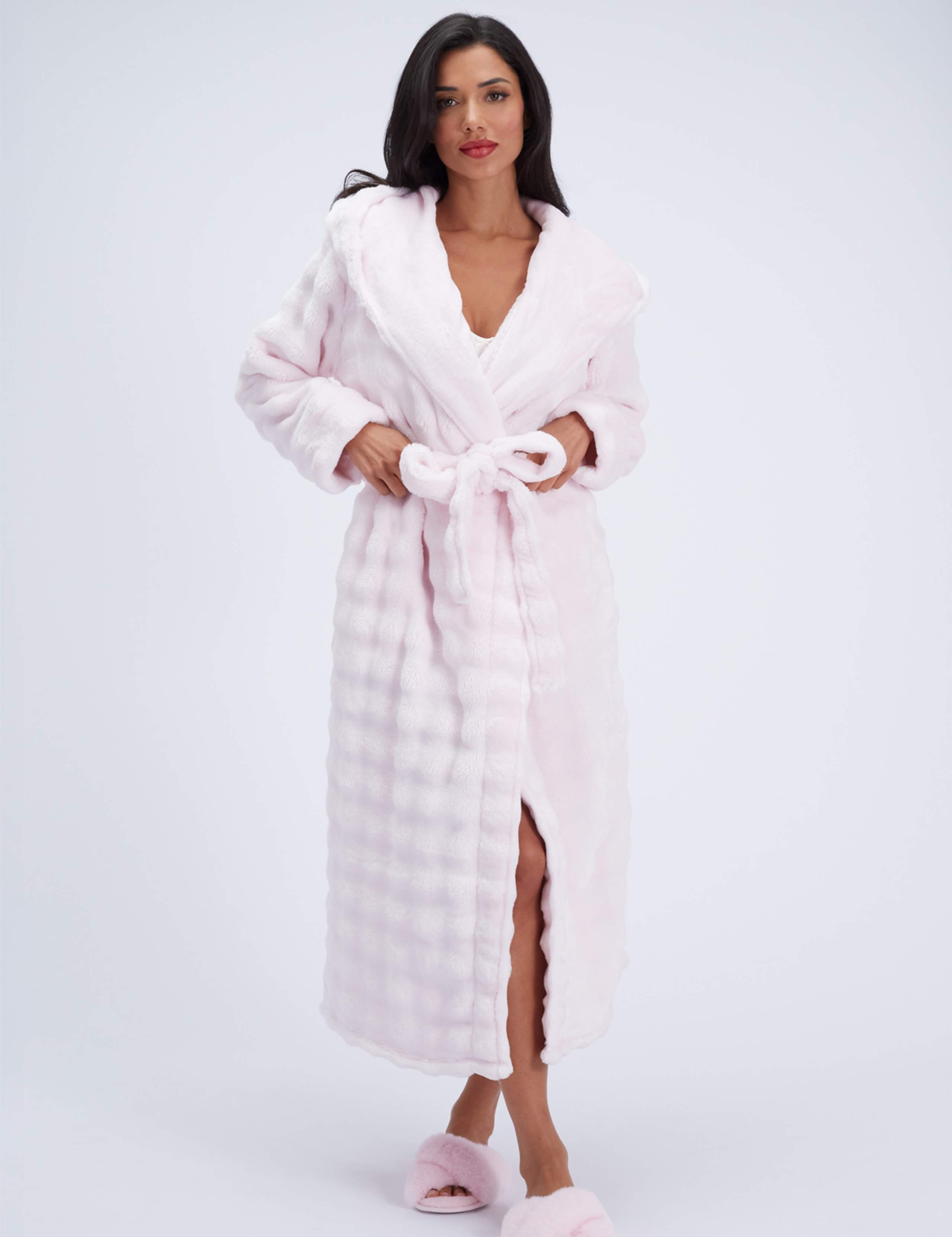 Fleece Tie Robe 1 of 9