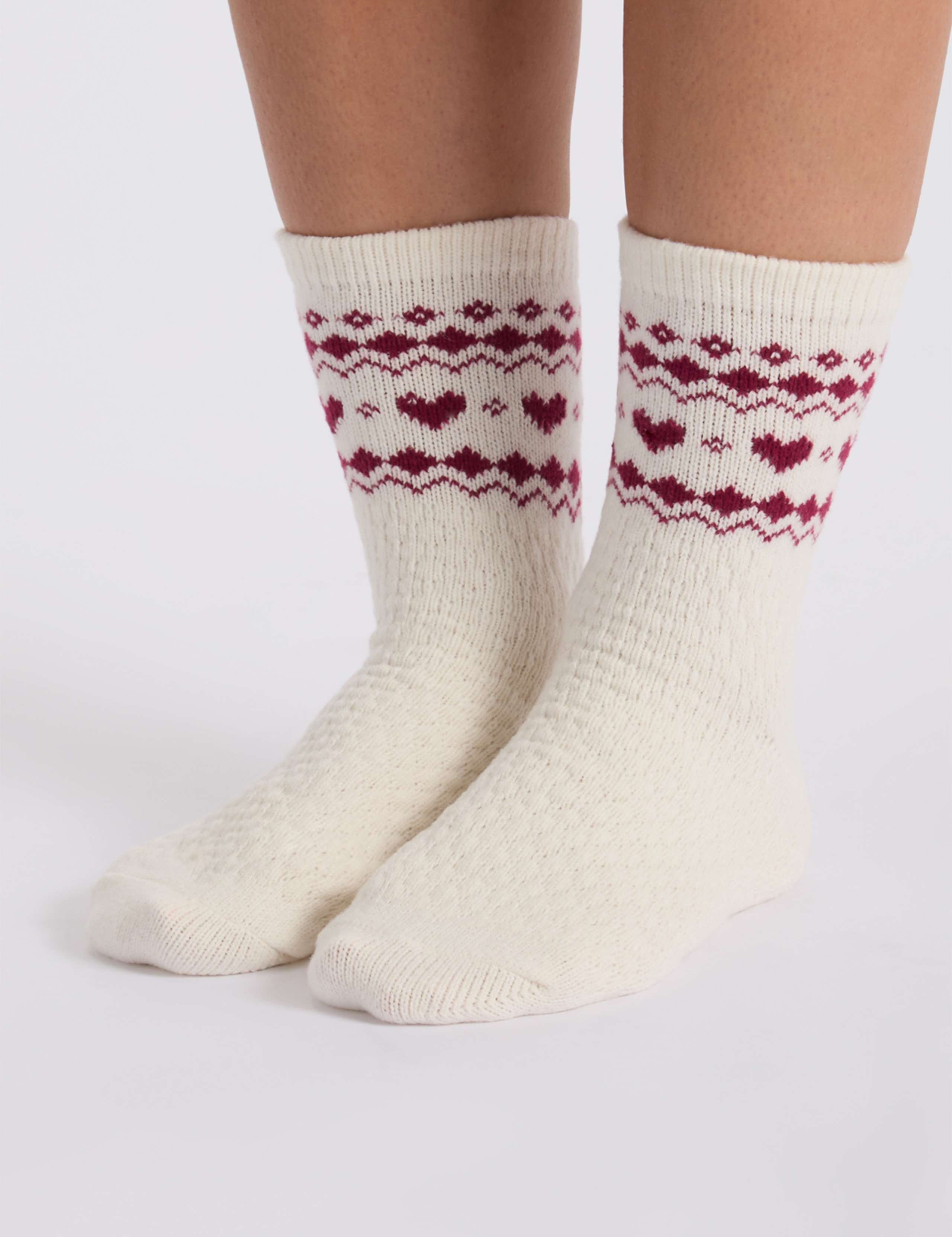 2 Pack Patterned Ankle High Socks 5 of 6