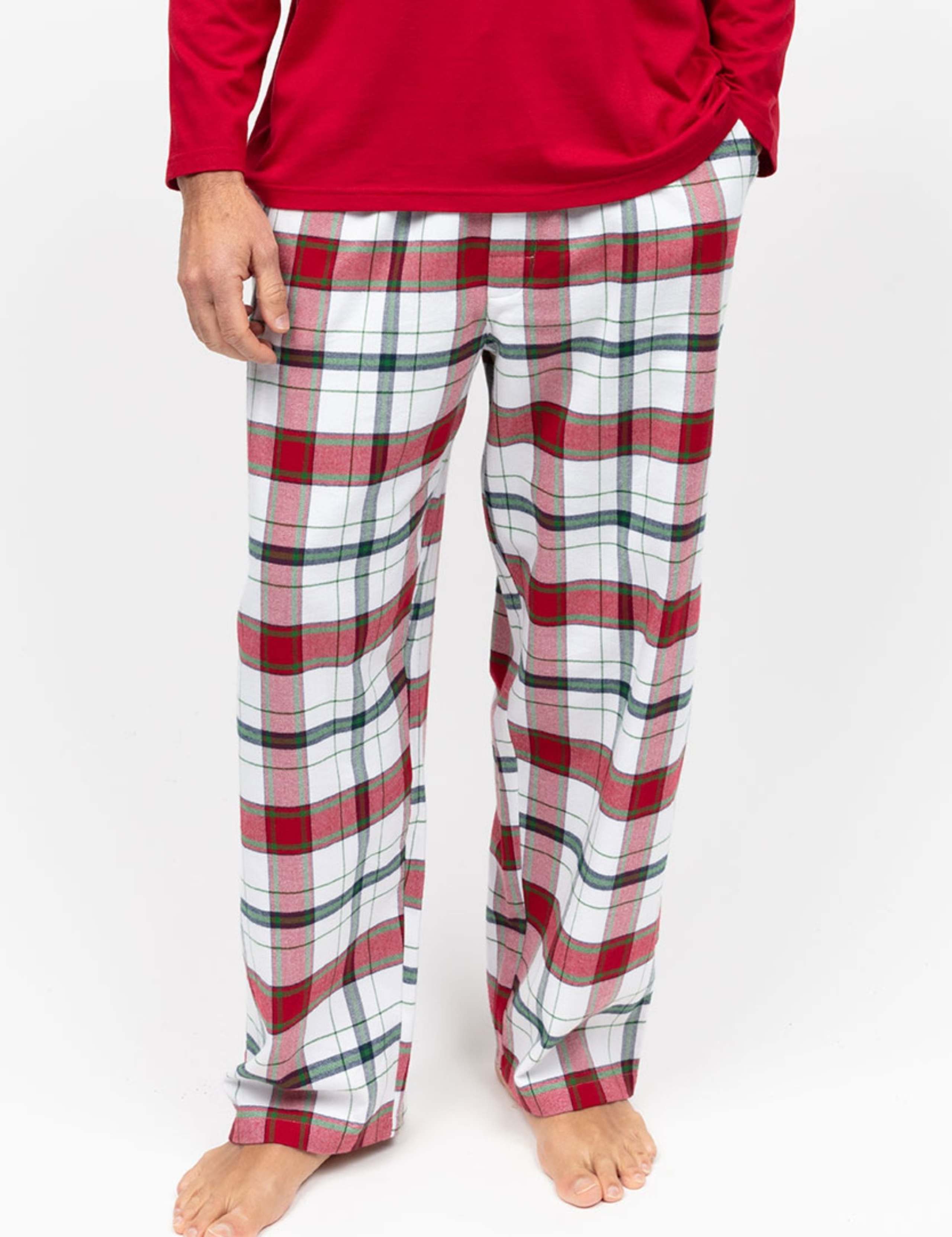 Brushed Cotton Checked Family Christmas Pyjama Bottoms 3 of 4