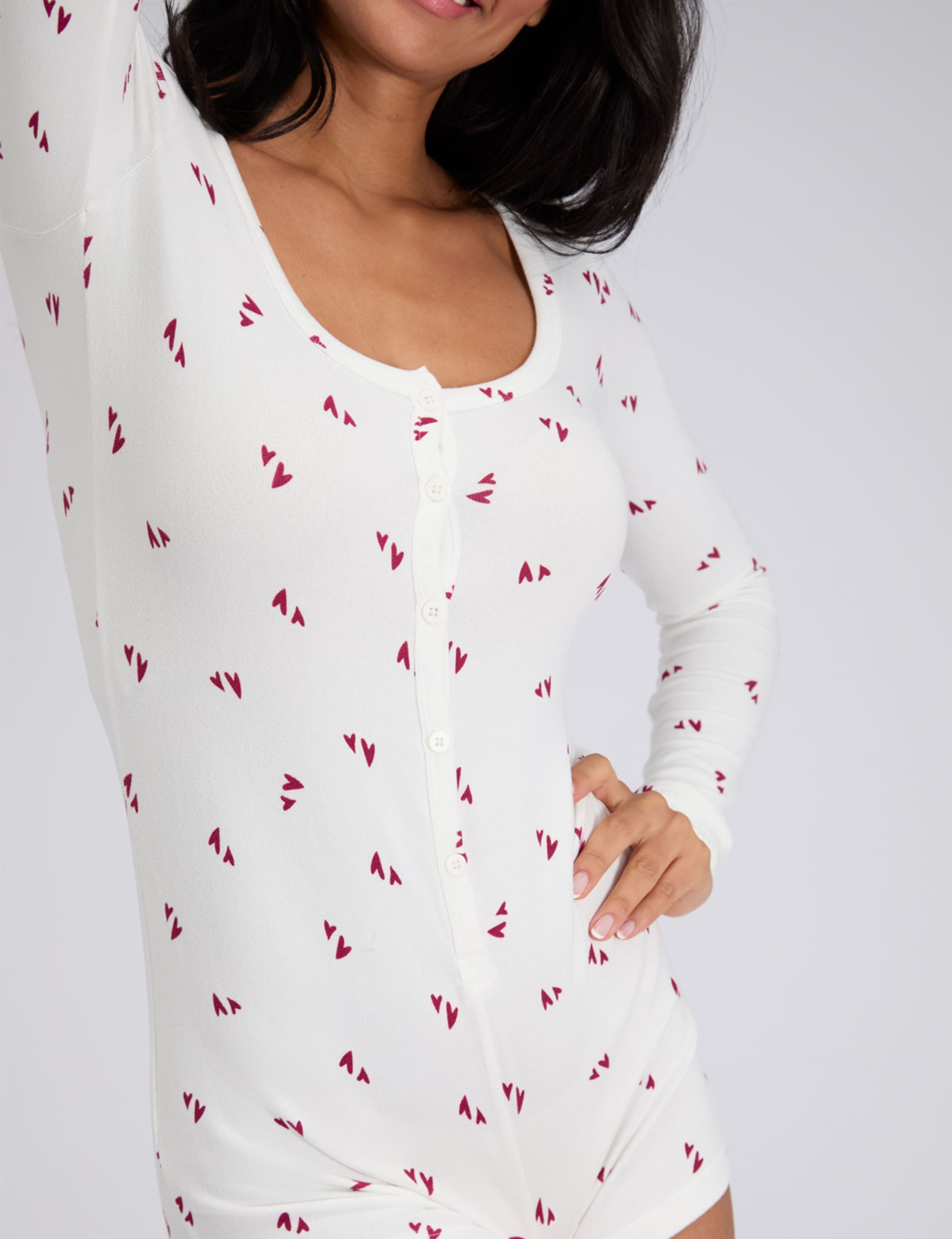 Supersoft Heart Playsuit 5 of 5