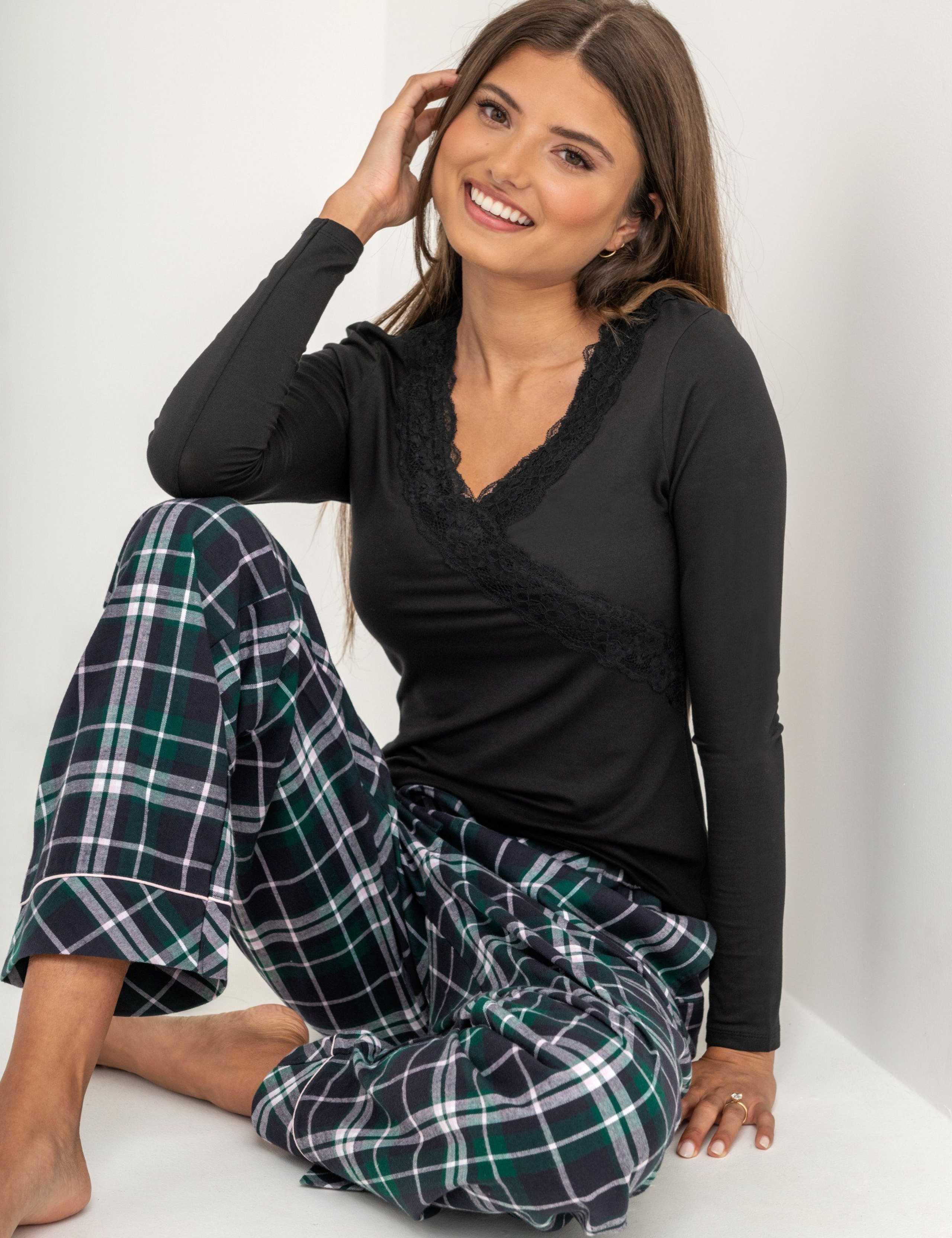 Sofa Loves Lace Hidden Support Pyjama Top 5 of 10