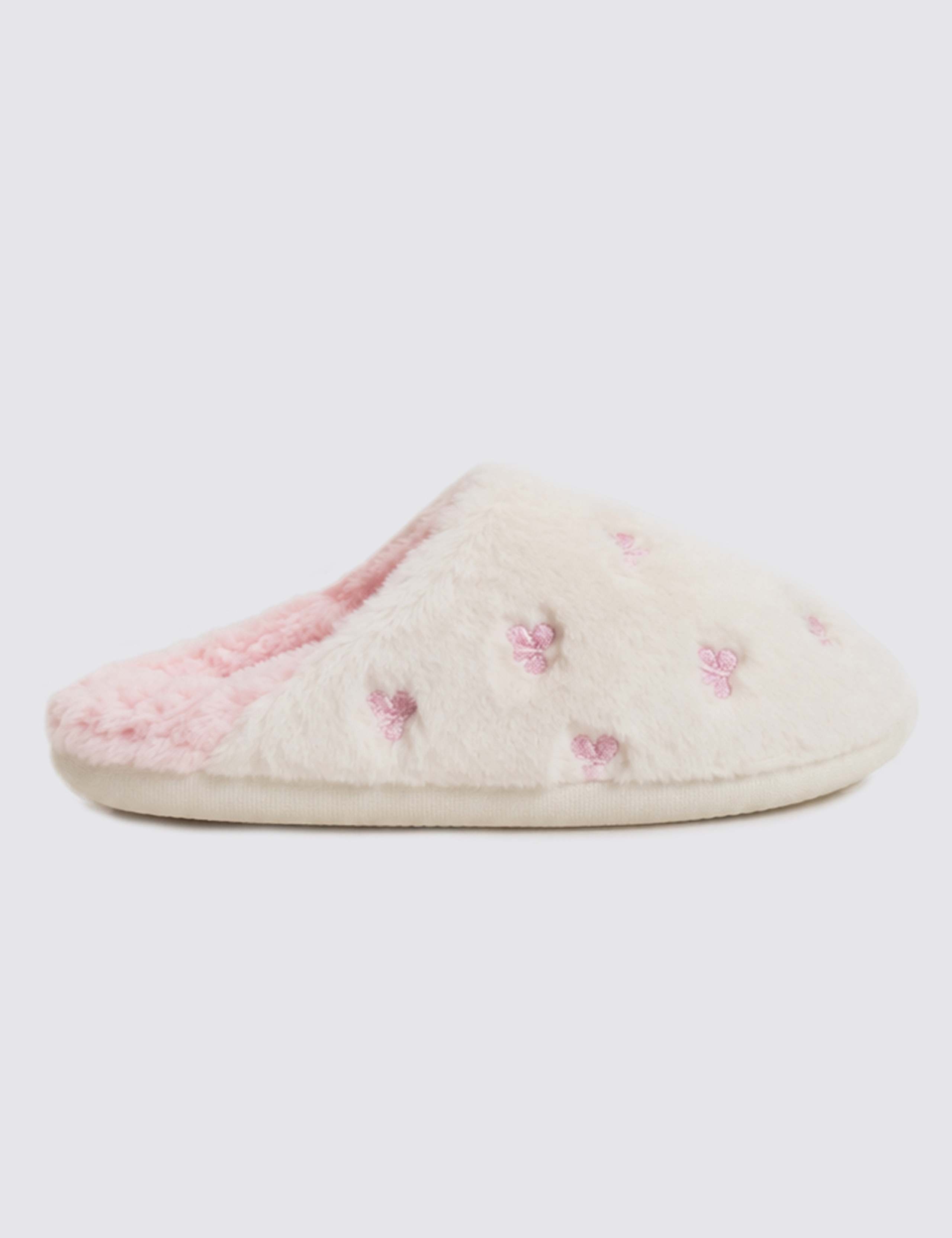 Fluffy Bow Mule Slippers 2 of 6