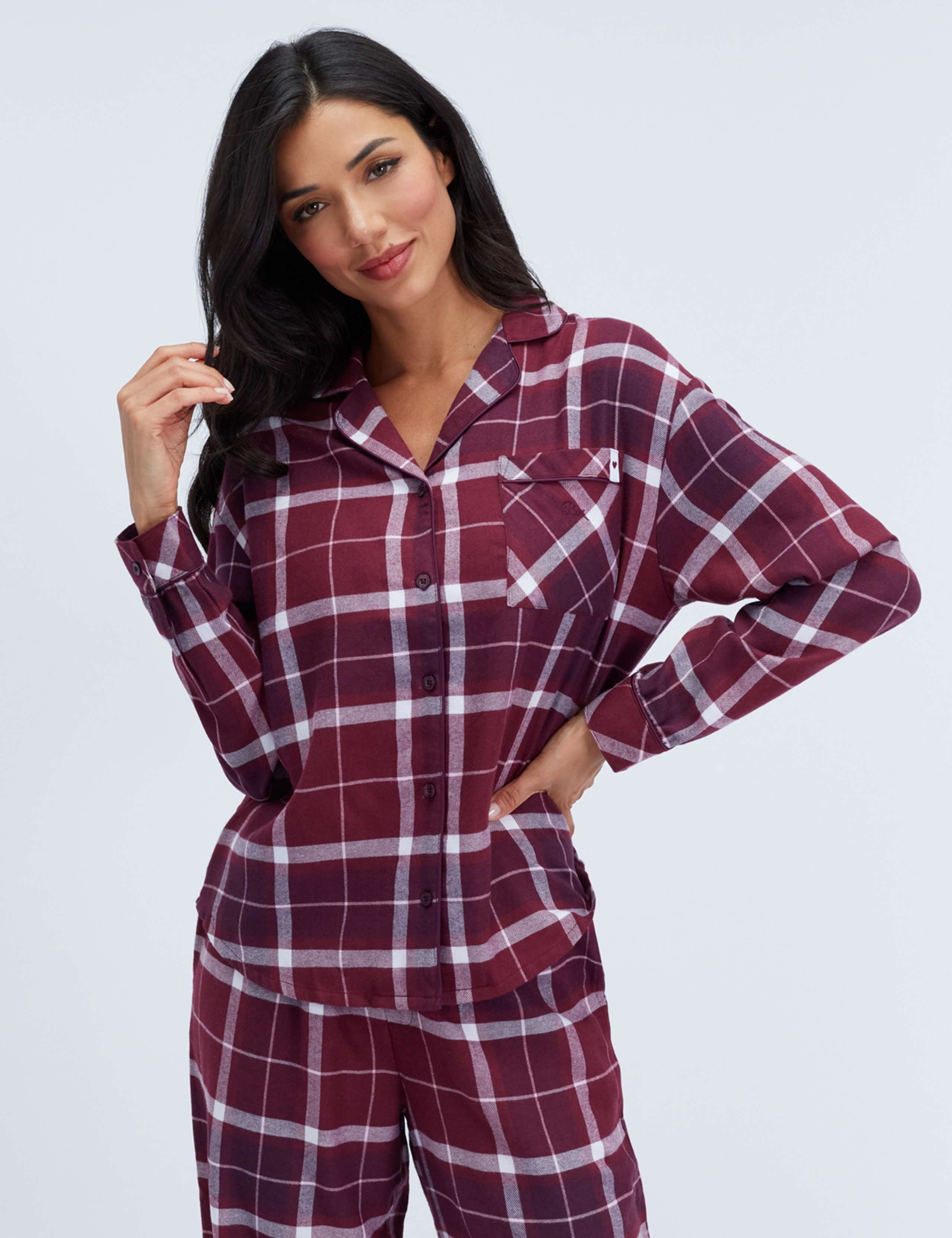 Somerville Checked Pyjama Top 1 of 8