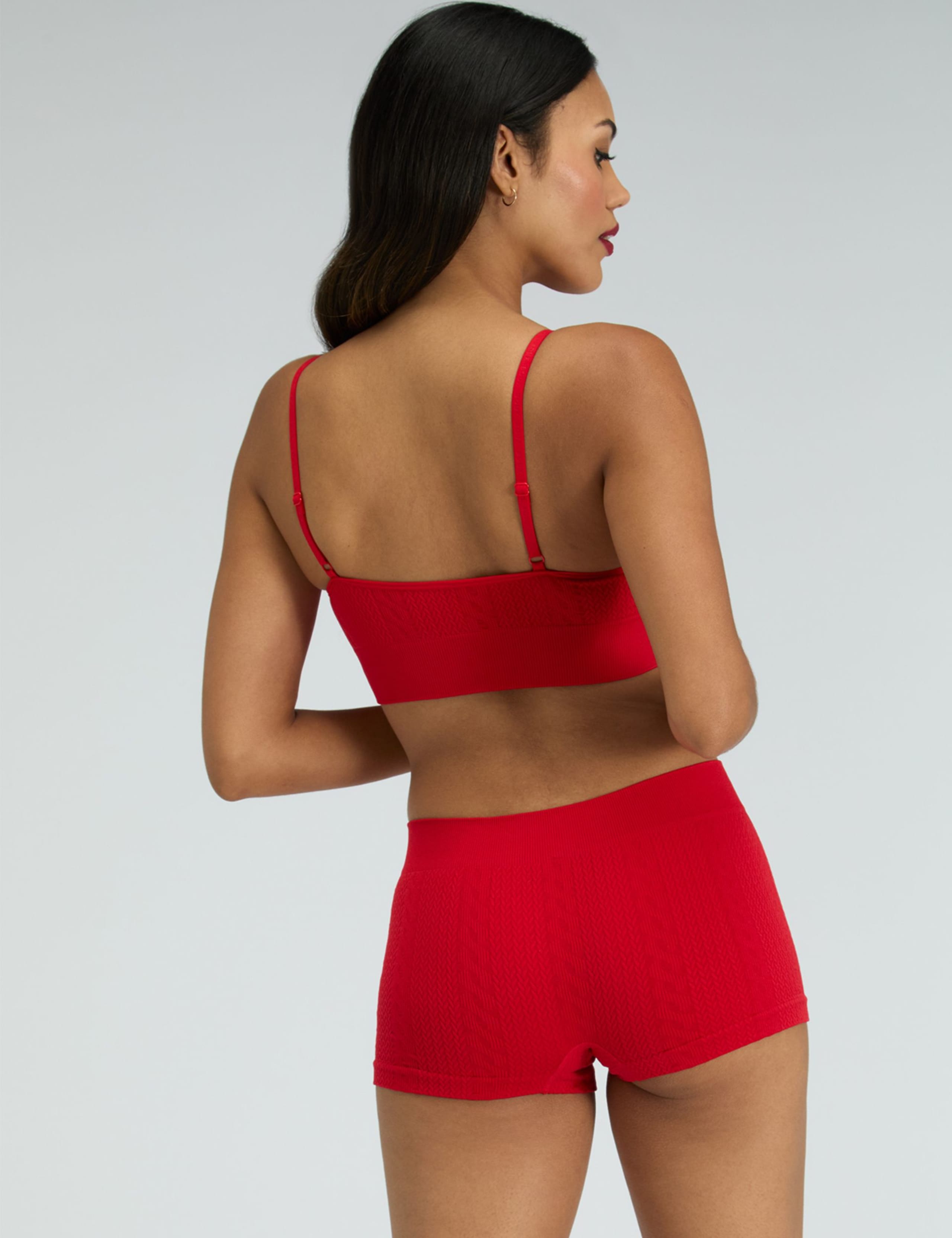 Cable Knit Seamless Bralette 6 of 6