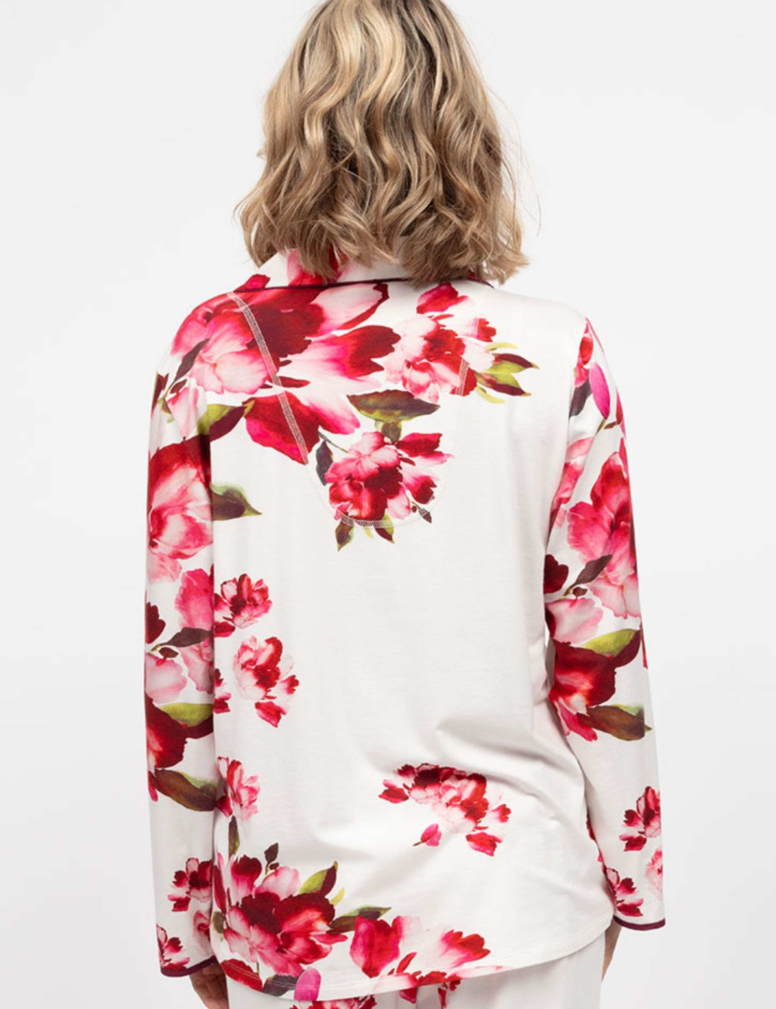 Jersey Floral Print Pyjama Top 4 of 4