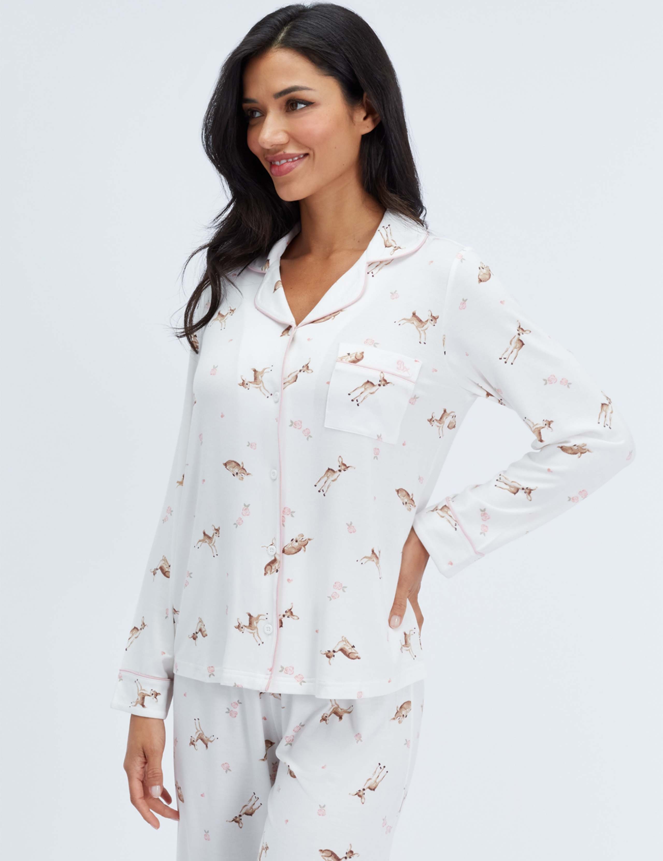 Print Long Pyjama Set 6 of 8