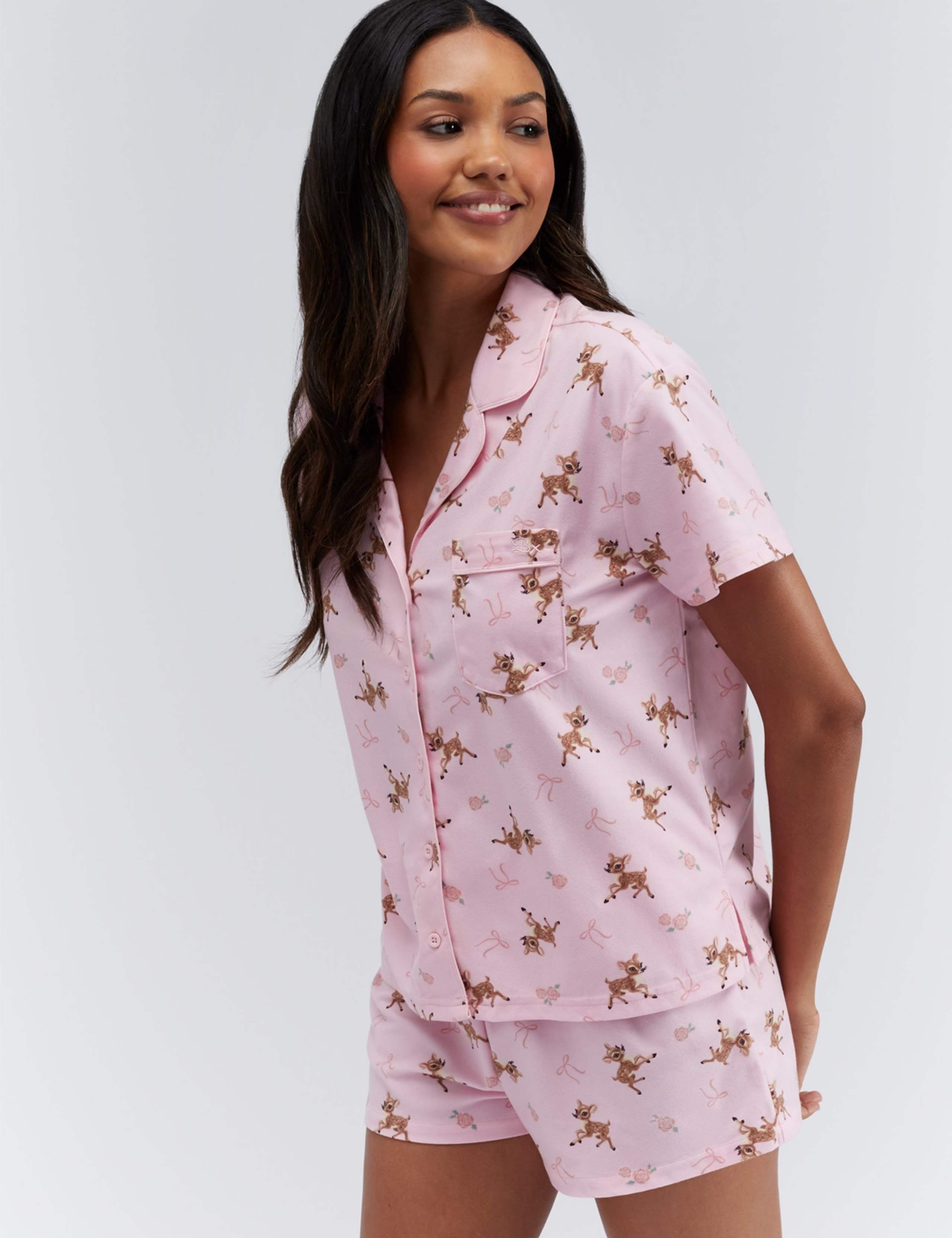 Deer Print Pyjamas in a Bag 3 of 10