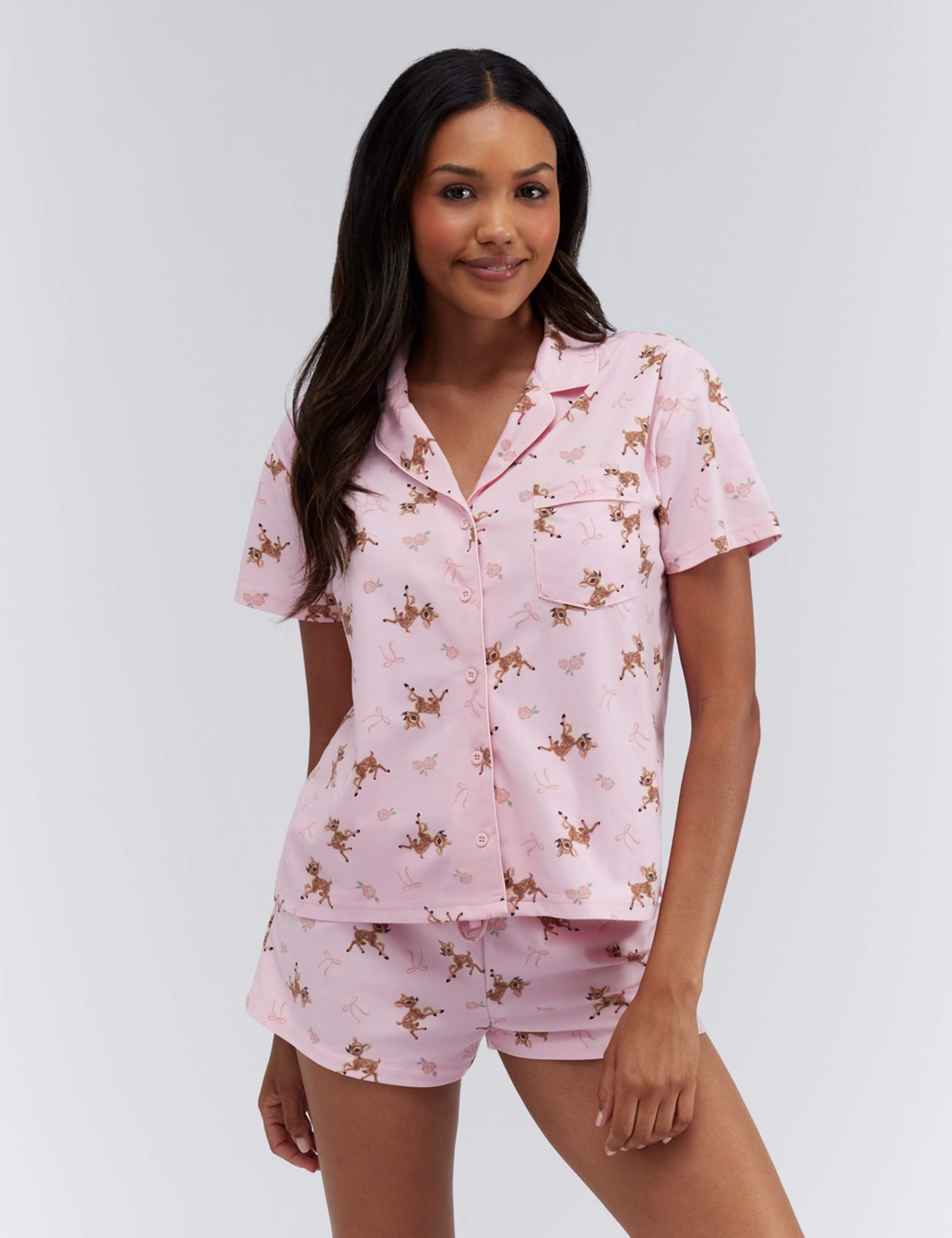 Deer Print Pyjamas in a Bag 8 of 10