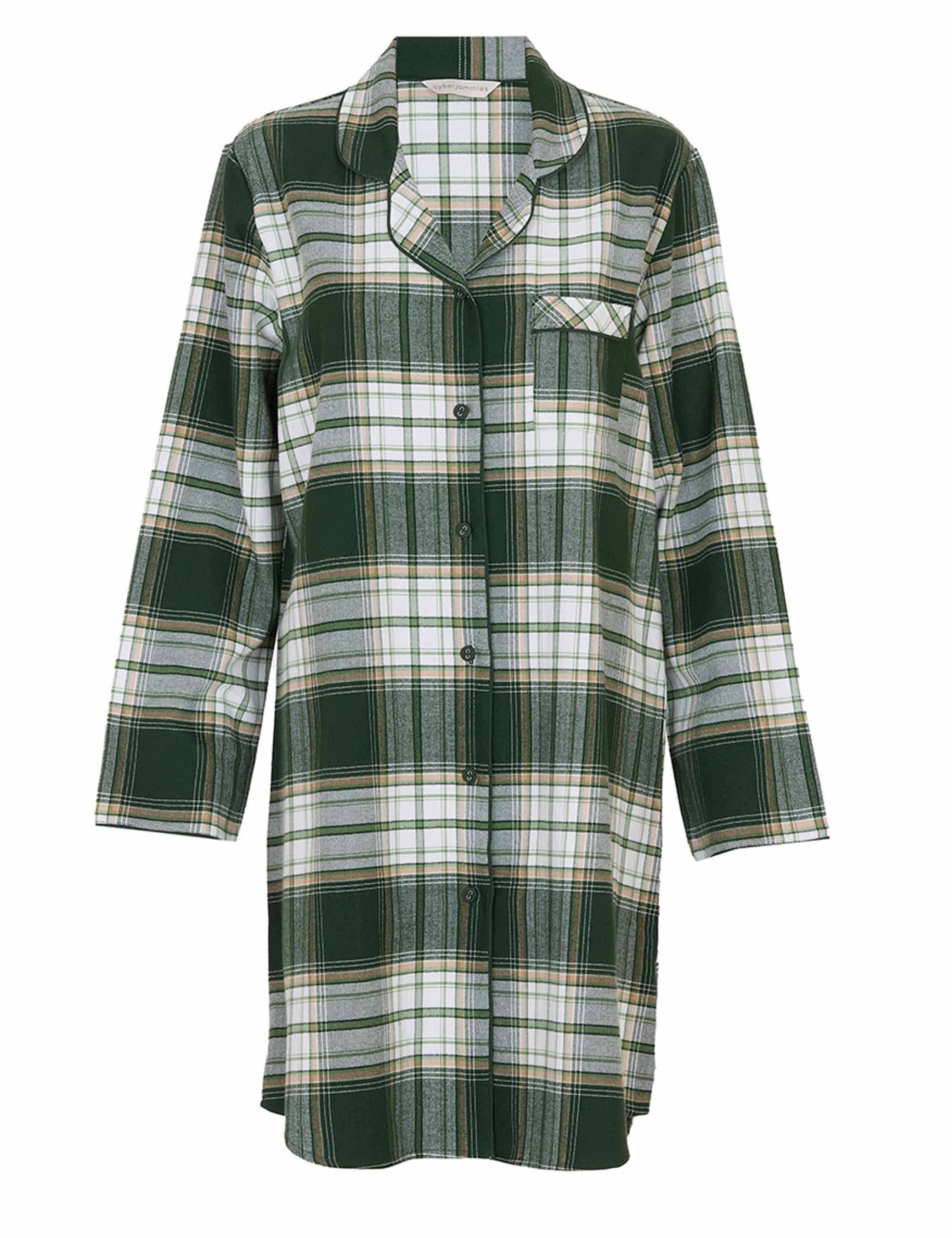 Pure Cotton Checked Nightshirt 2 of 3