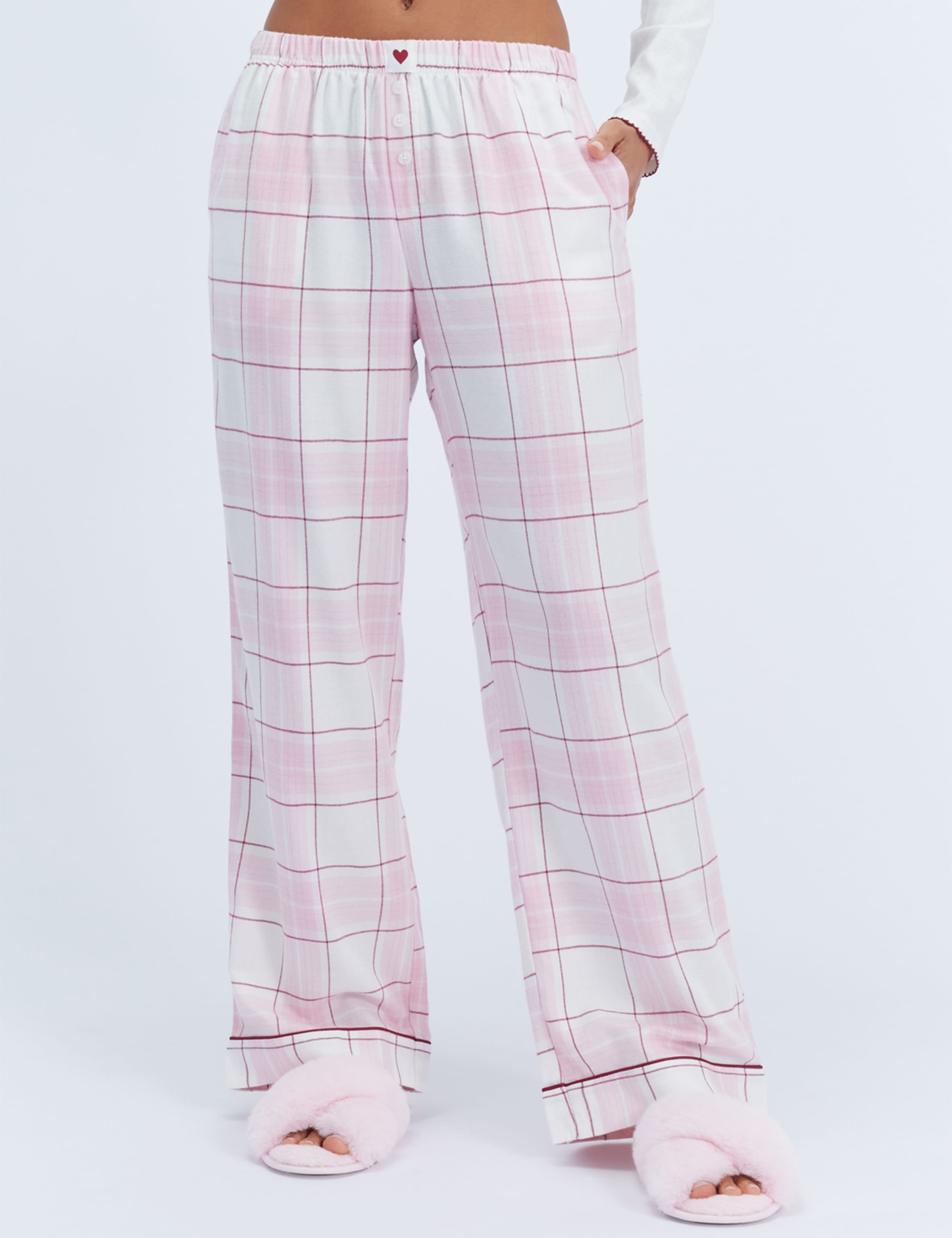 Somerville Wide Leg Long Pyjama Bottoms 2 of 6
