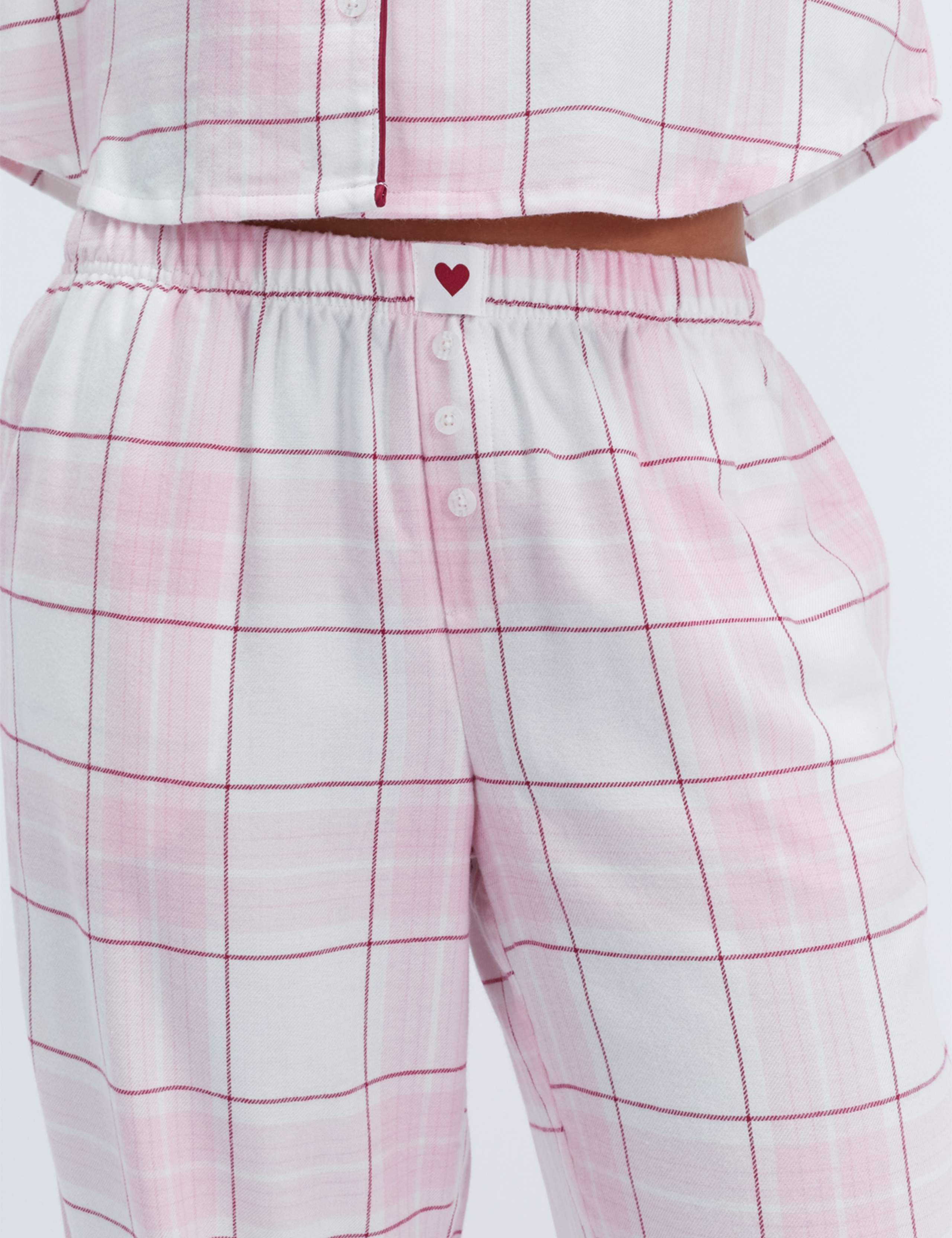 Somerville Wide Leg Long Pyjama Bottoms 4 of 6
