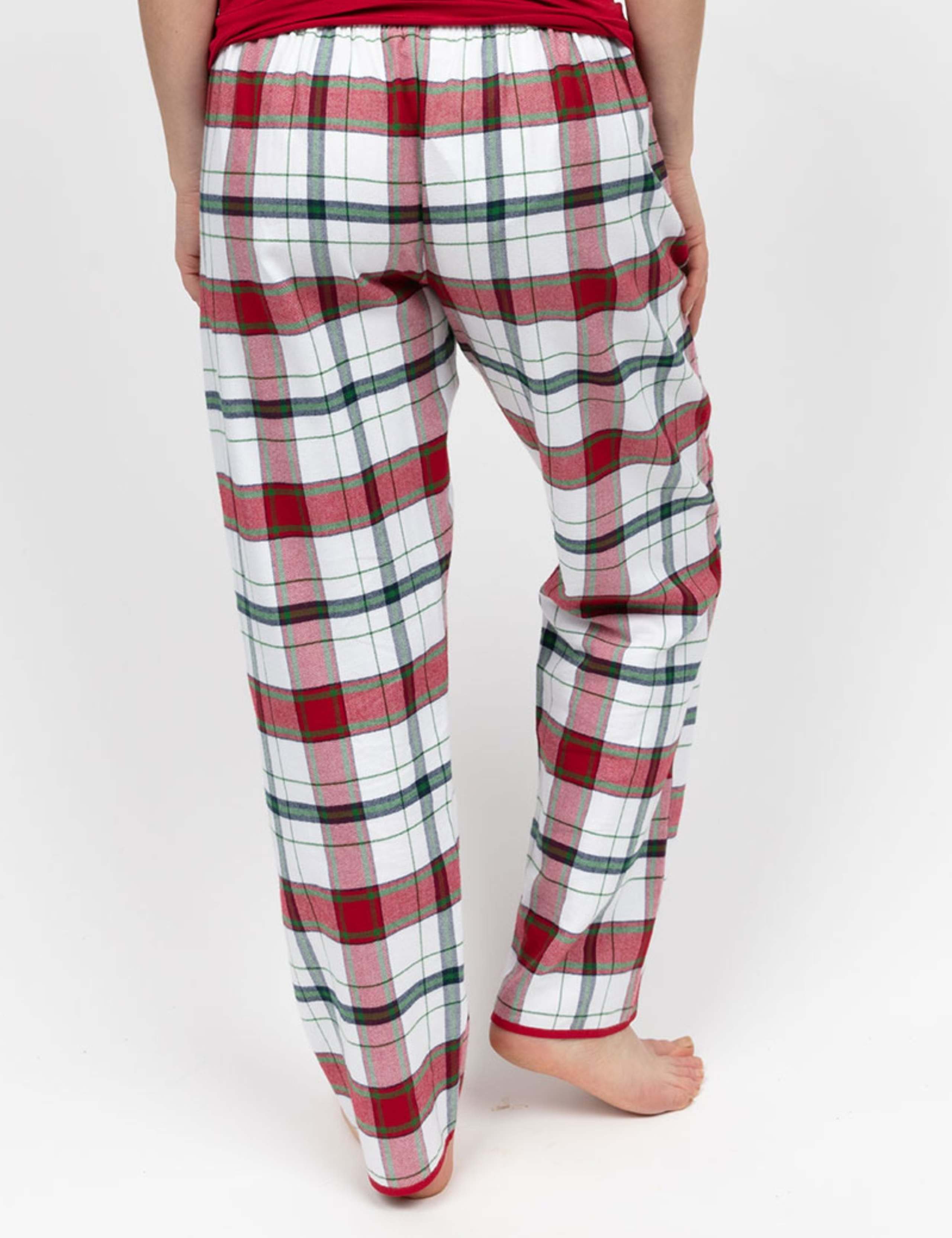 Brushed Cotton Checked Family Christmas Pyjama Bottoms 4 of 4