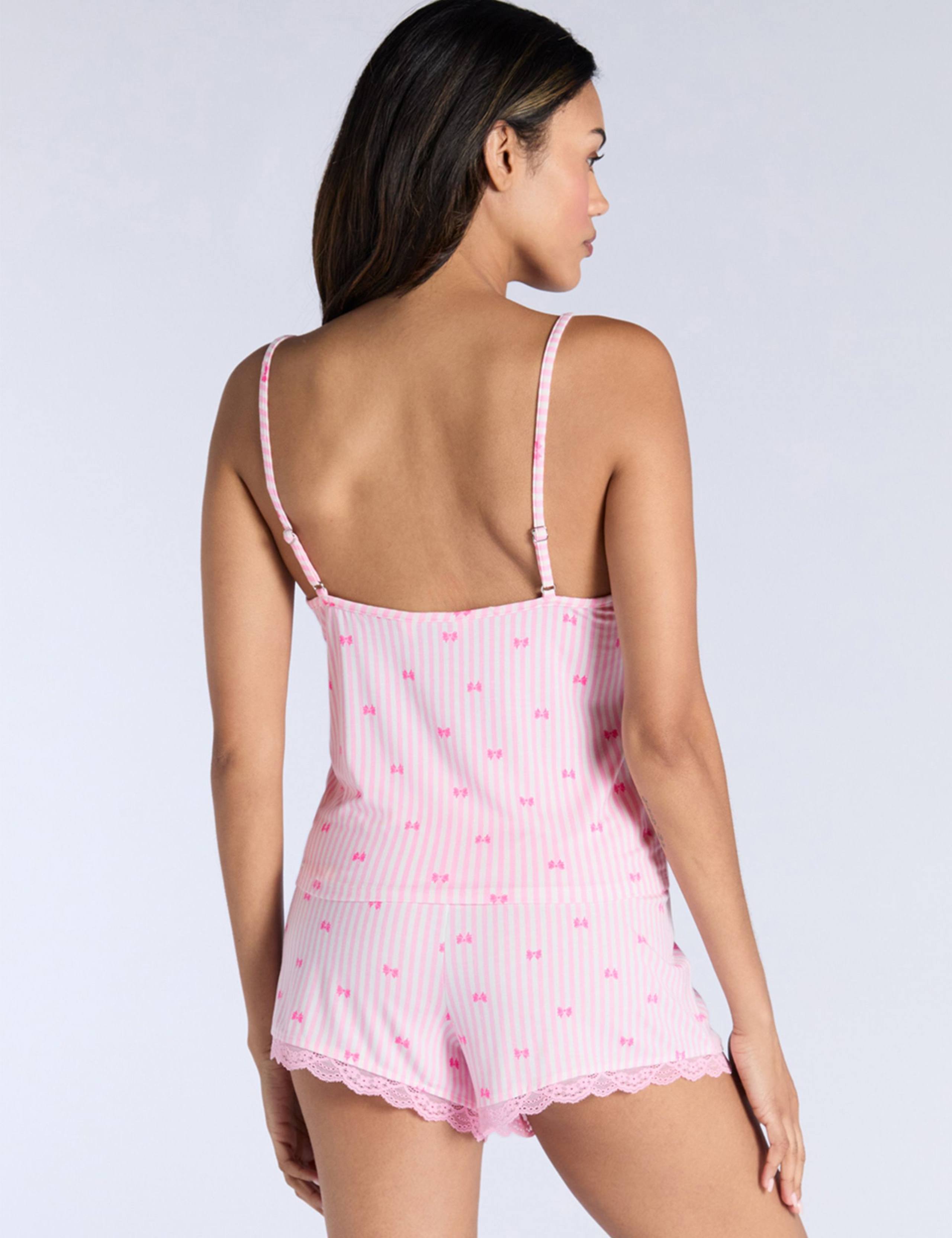 Striped & Bow Shortie Set 2 of 5