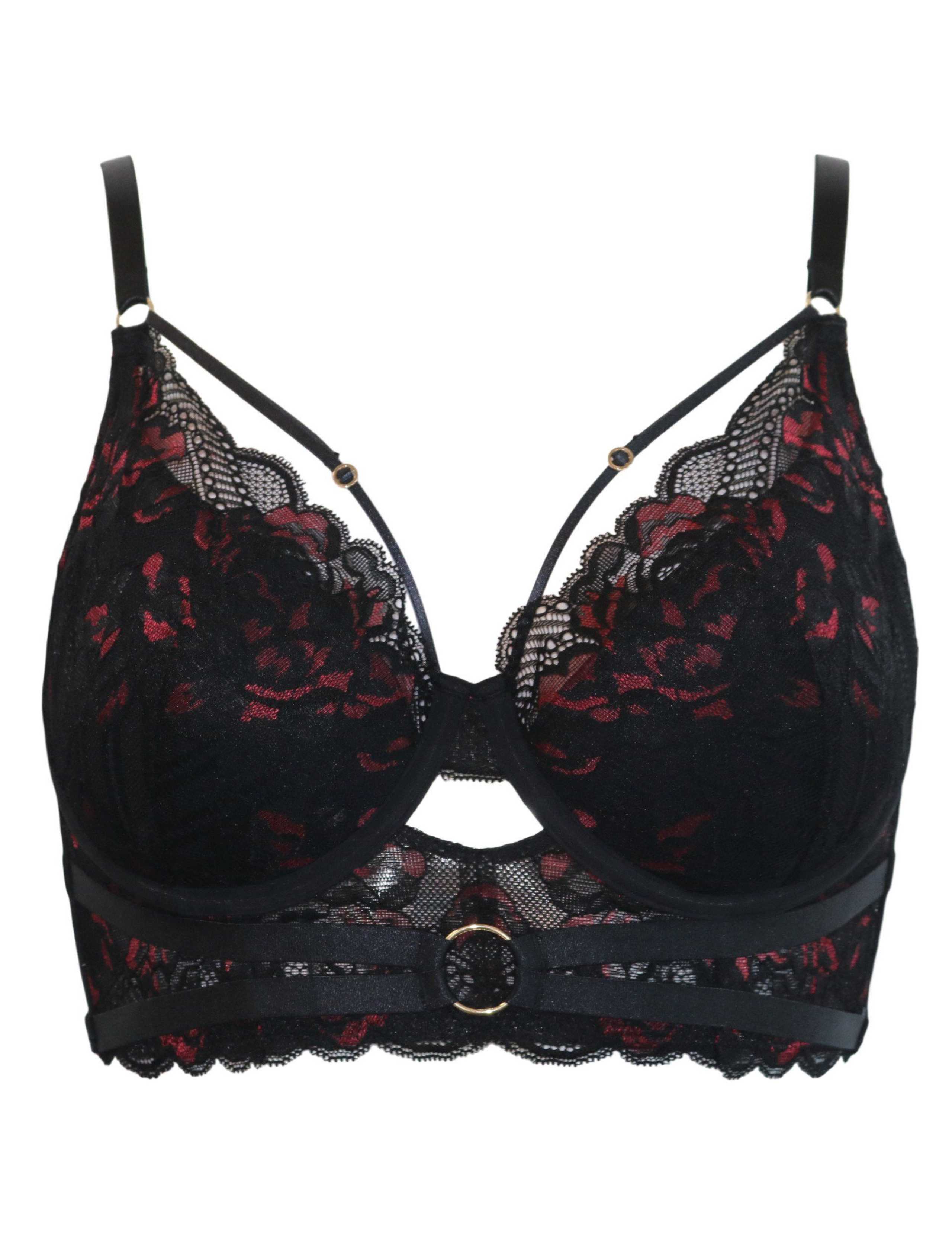 After Dark Wired Longline Balcony Bra 2 of 10