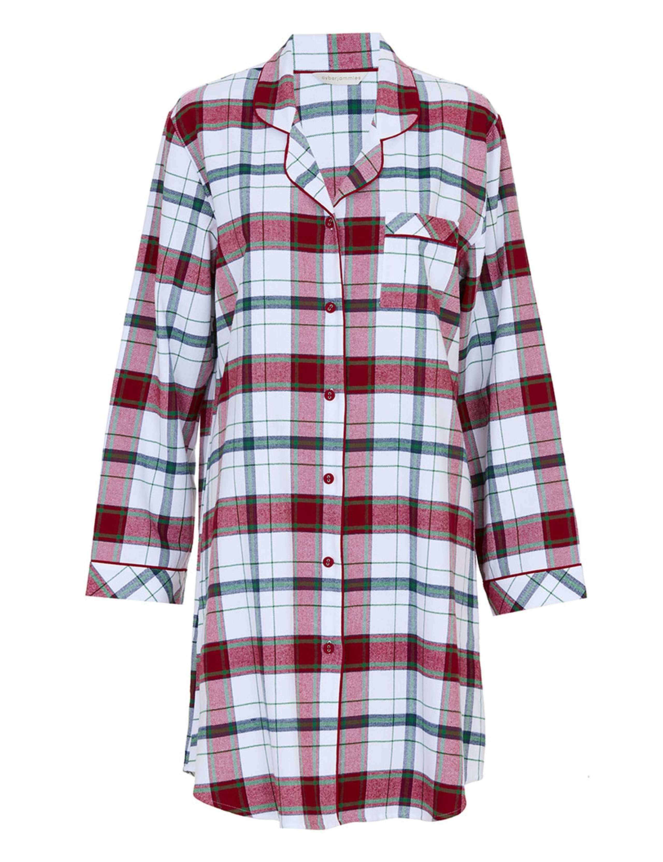 Pure Cotton Checked Nightshirt 2 of 4