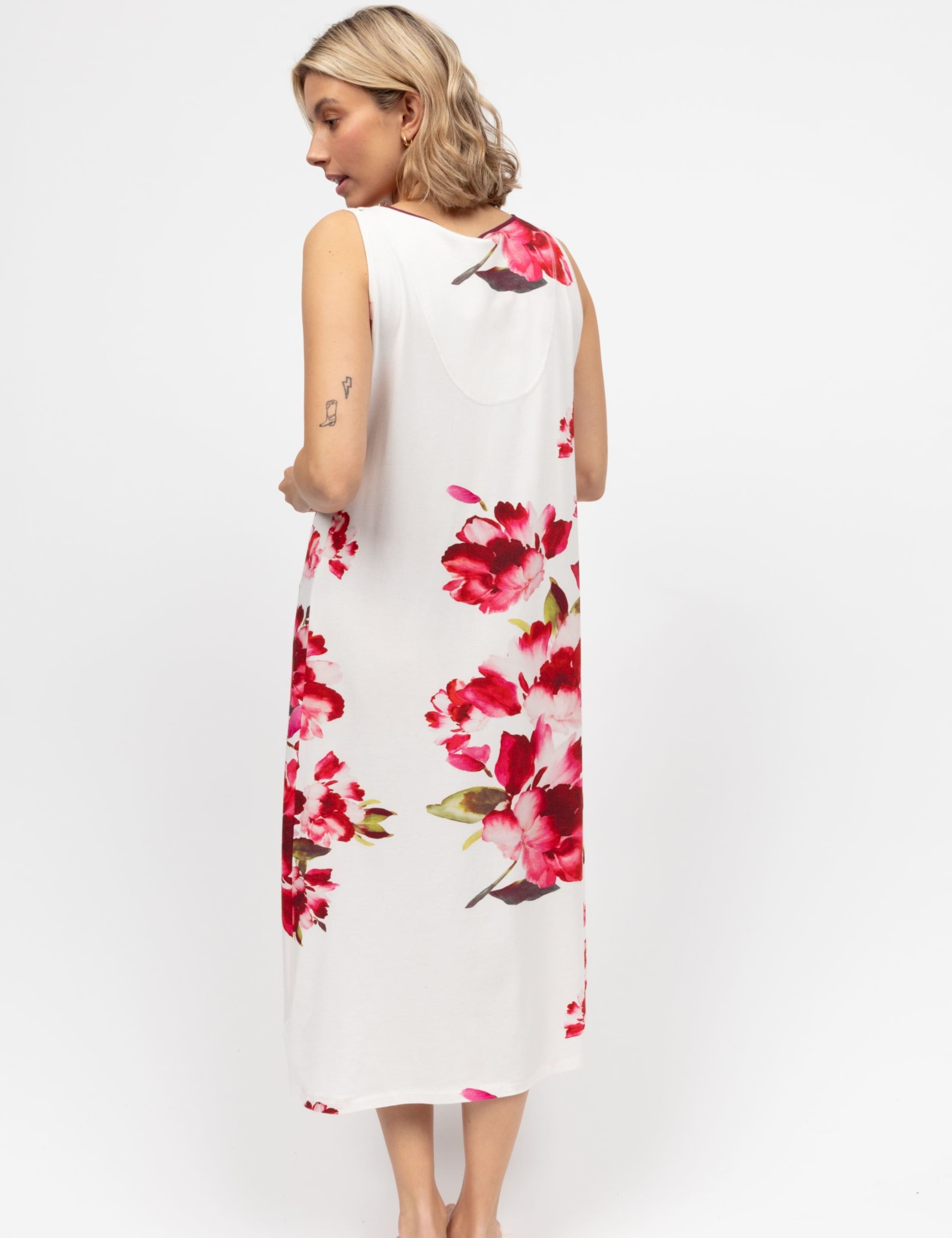 Cotton Modal Floral Nightdress 4 of 4