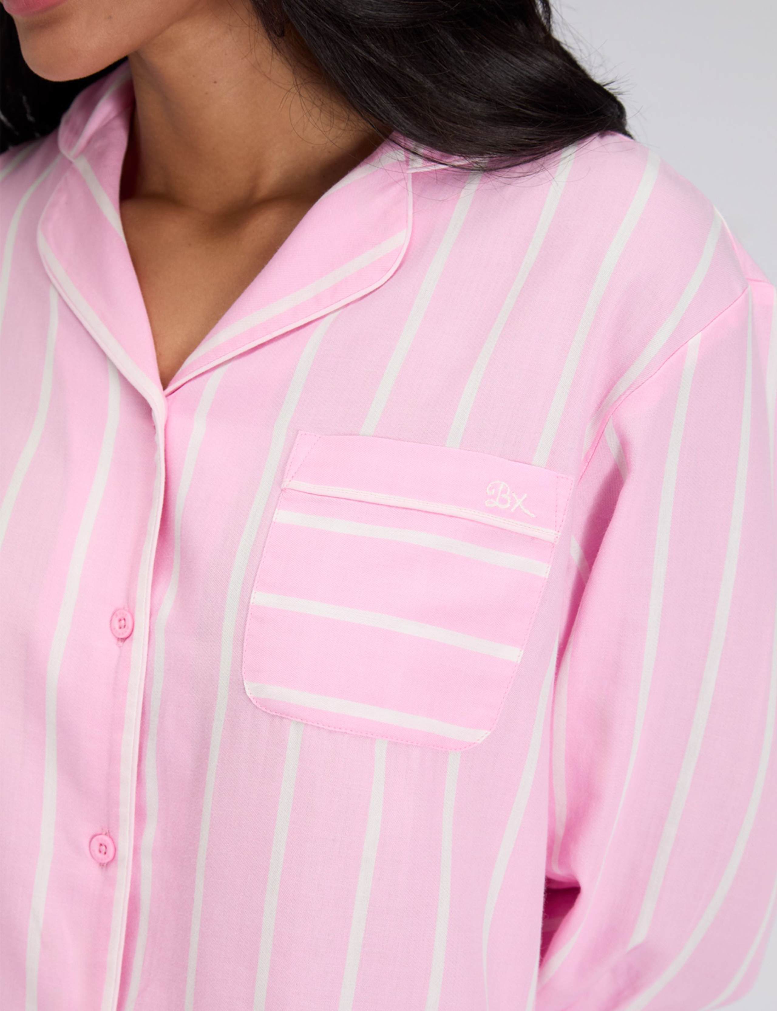 Pure Cotton Striped Shortie Set 6 of 7