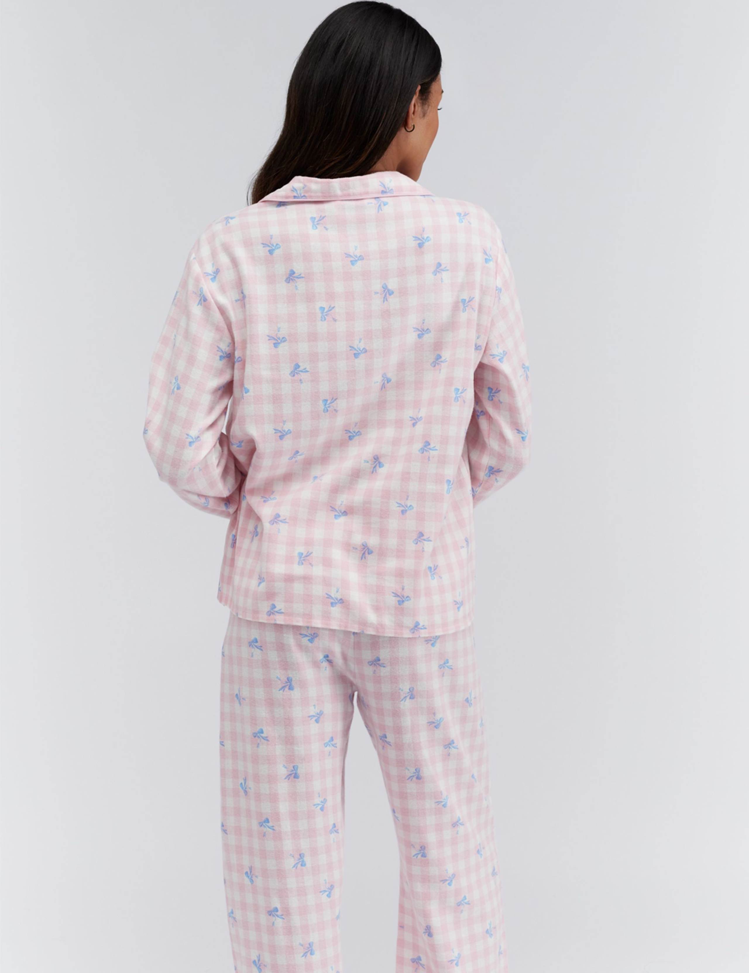 Gingham Bow Pyjamas in a Bag 6 of 13