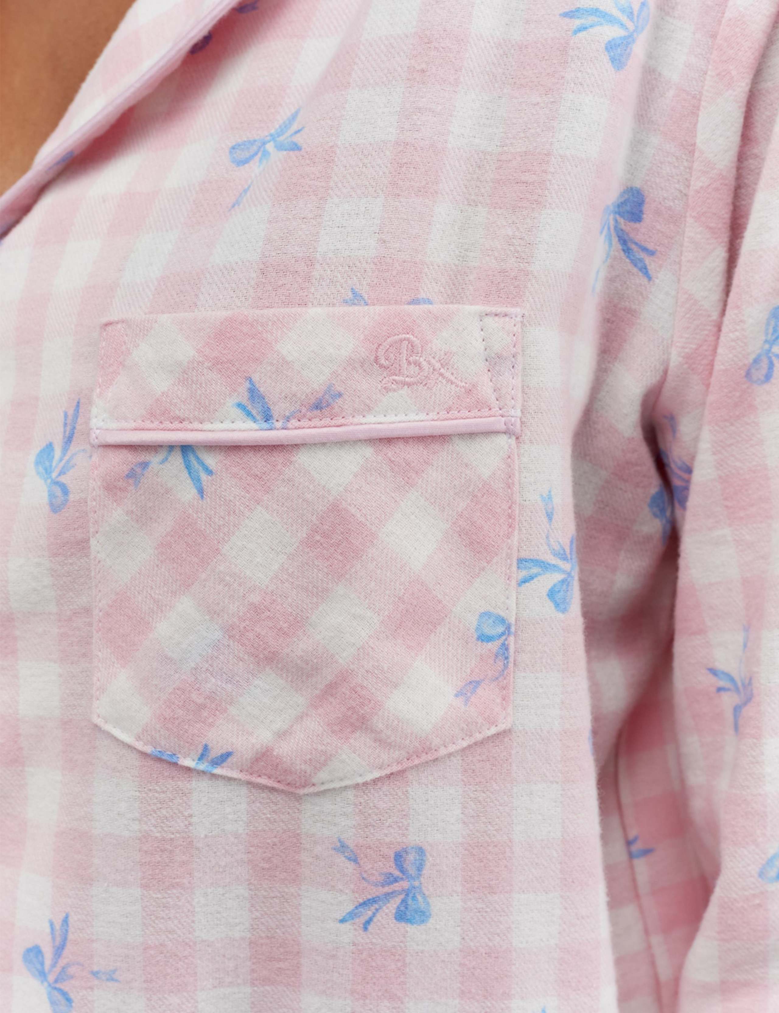 Gingham Bow Pyjamas in a Bag 11 of 13