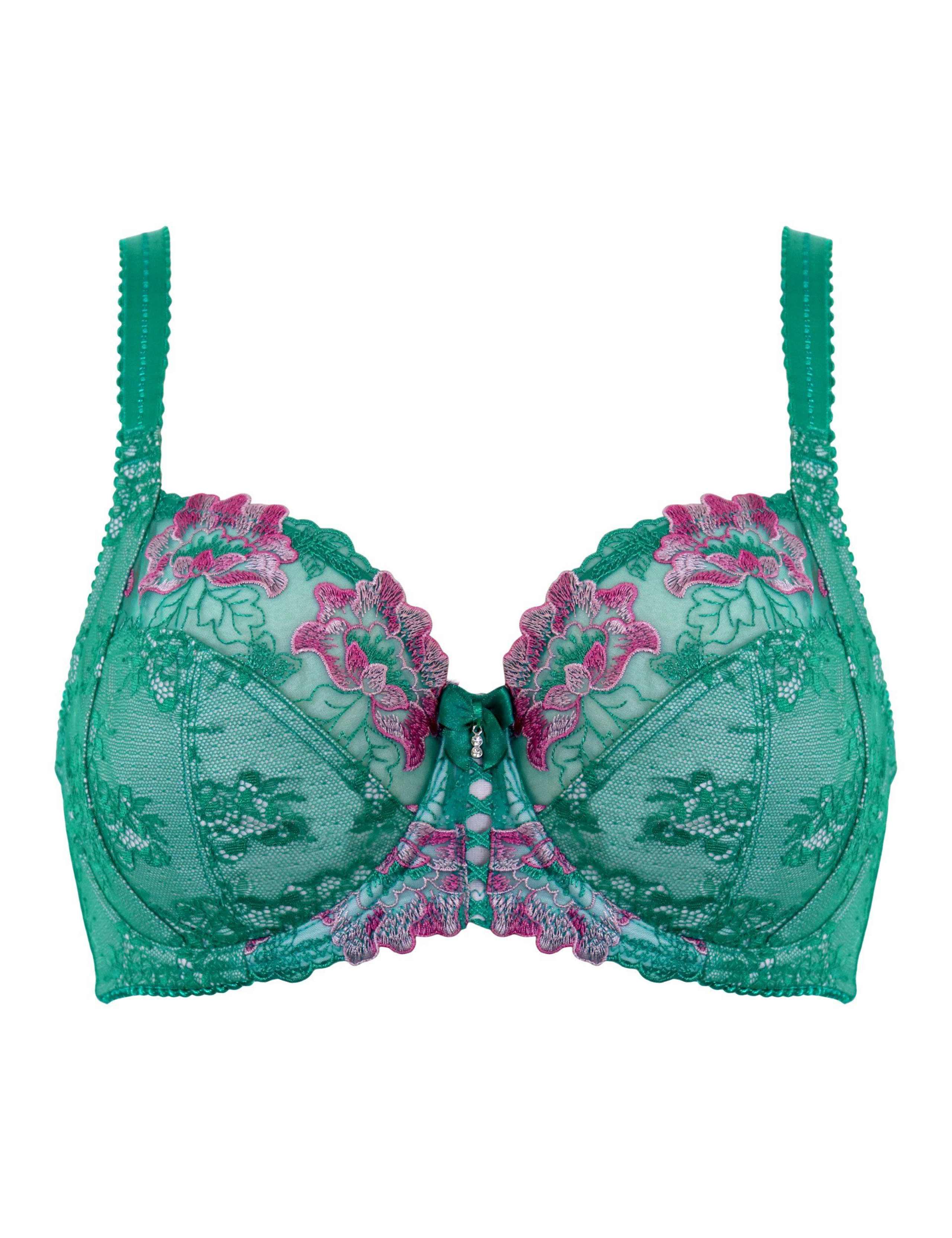 Sofia Embroidered Wired Side Support Bra (D-J) 2 of 10