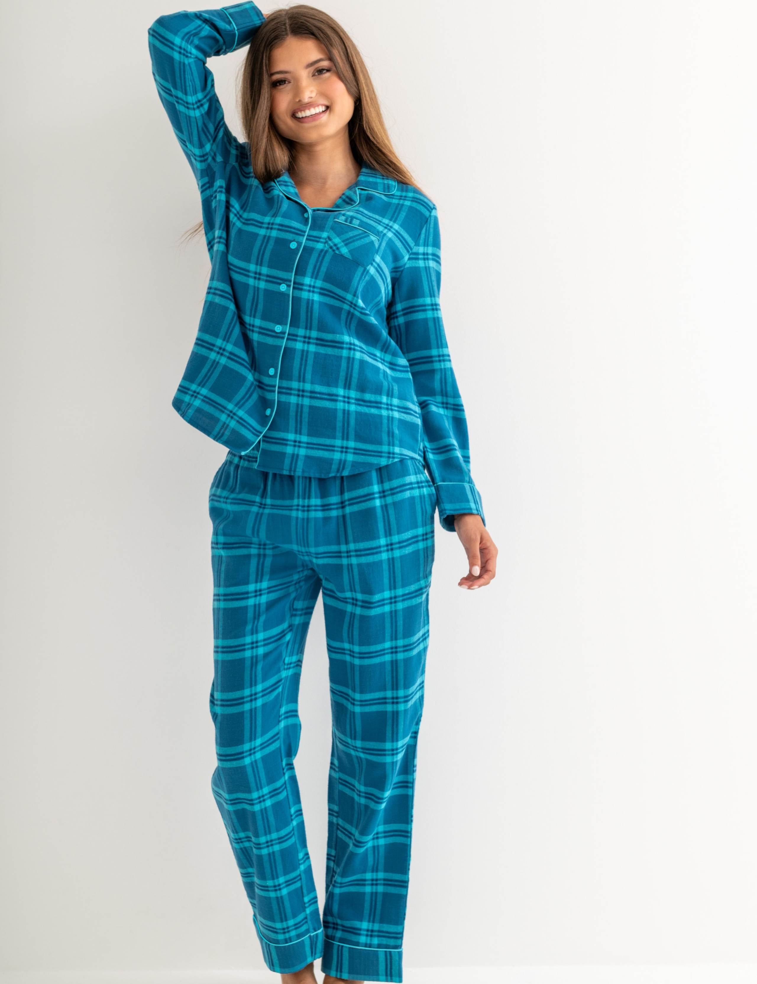 Pure Cotton Check Pyjama Set 4 of 7