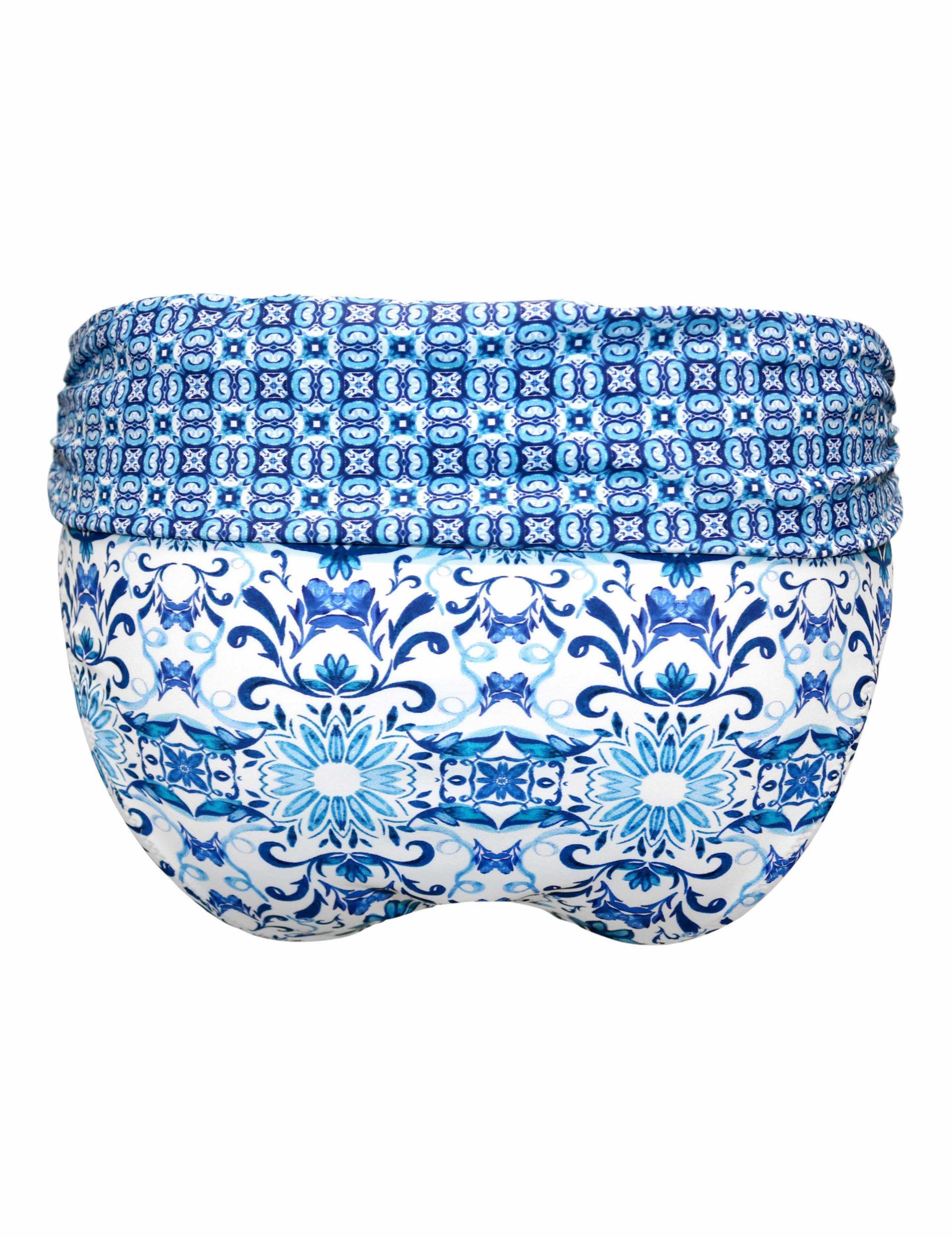 St Lucia Floral Roll Top Bikini Bottoms 9 of 9