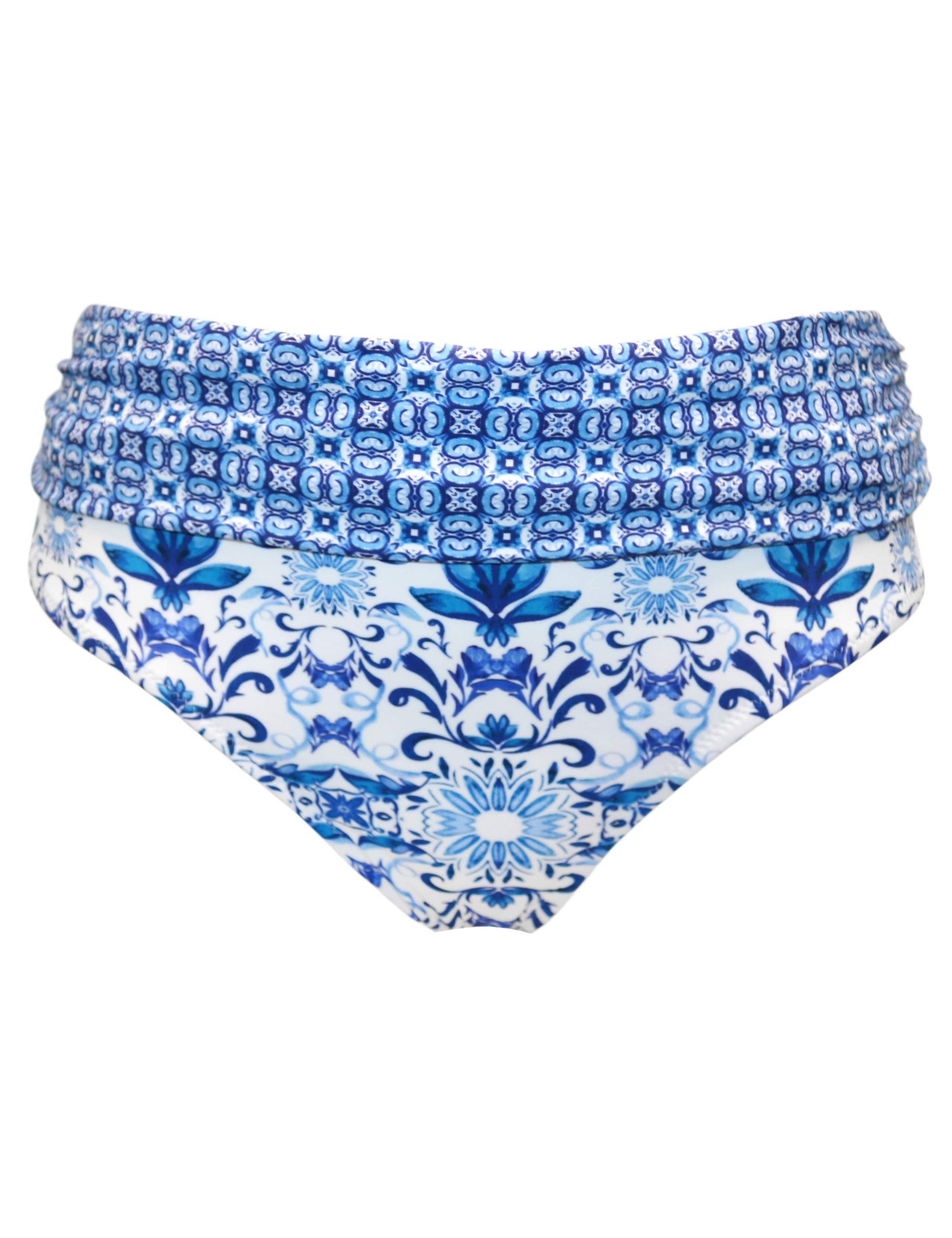 St Lucia Floral Roll Top Bikini Bottoms 2 of 9