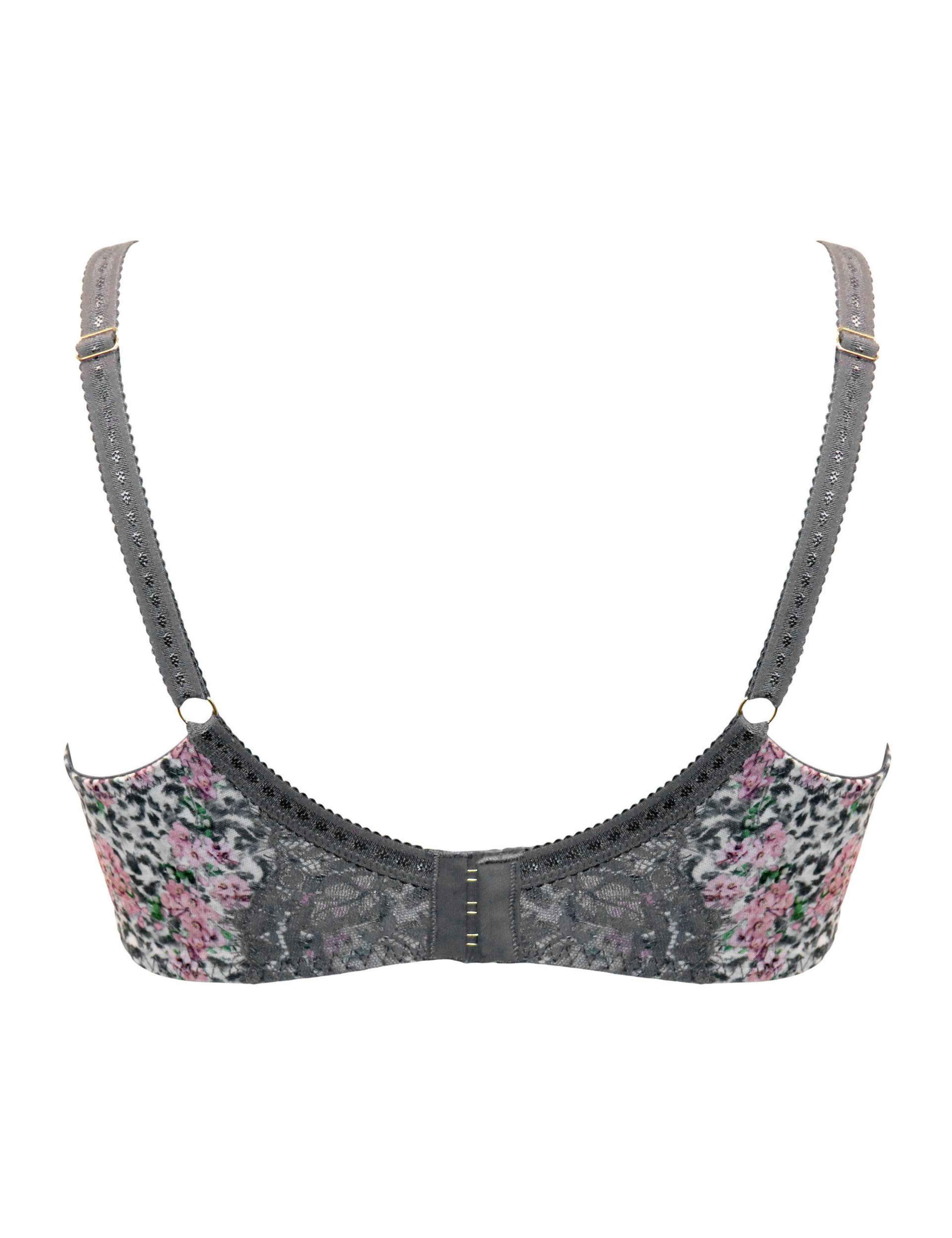Bliss Floral Wired Side Support Full Cup Bra (D-J) 7 of 7