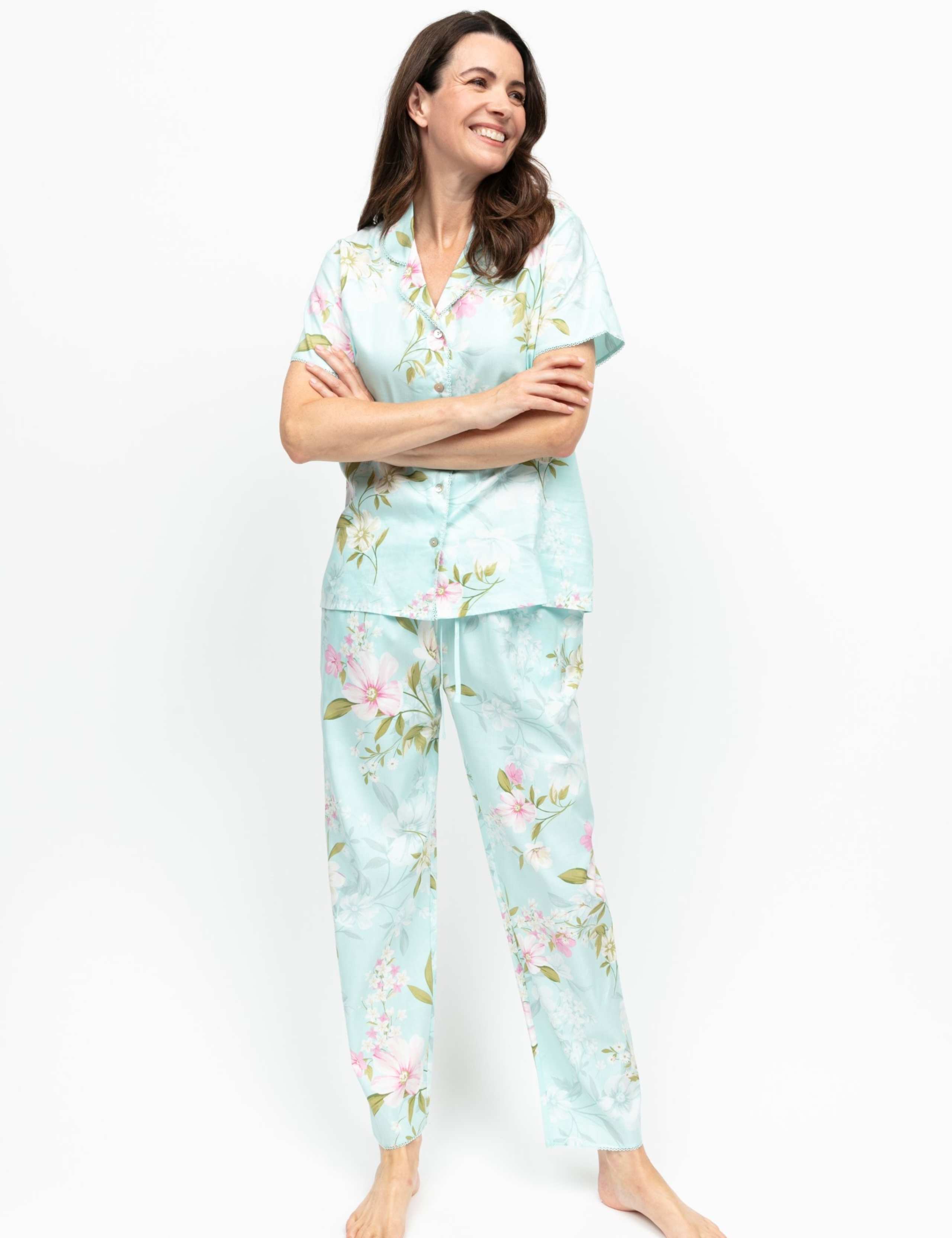 Cotton Modal Floral Pyjama Set 3 of 4