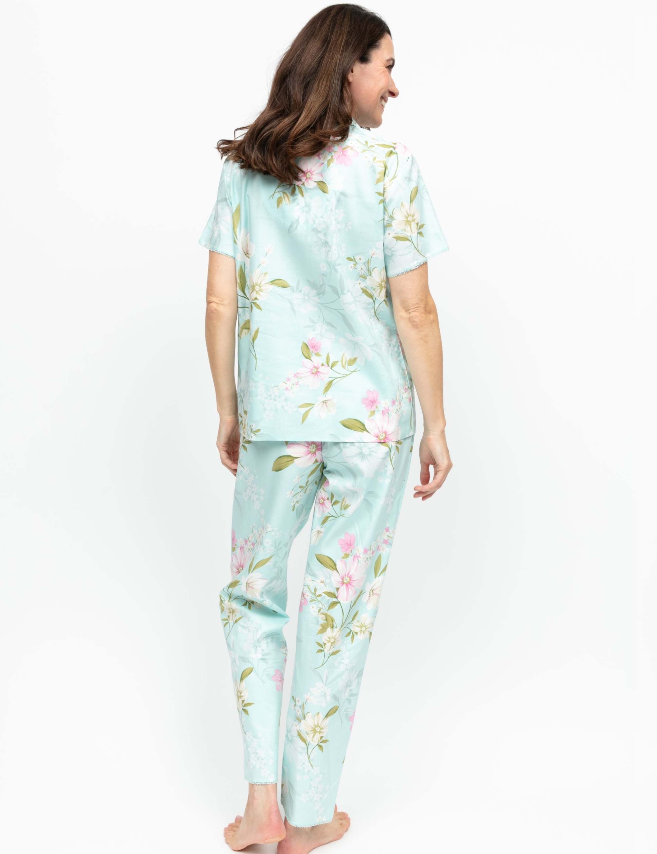 Cotton Modal Floral Pyjama Set 4 of 4